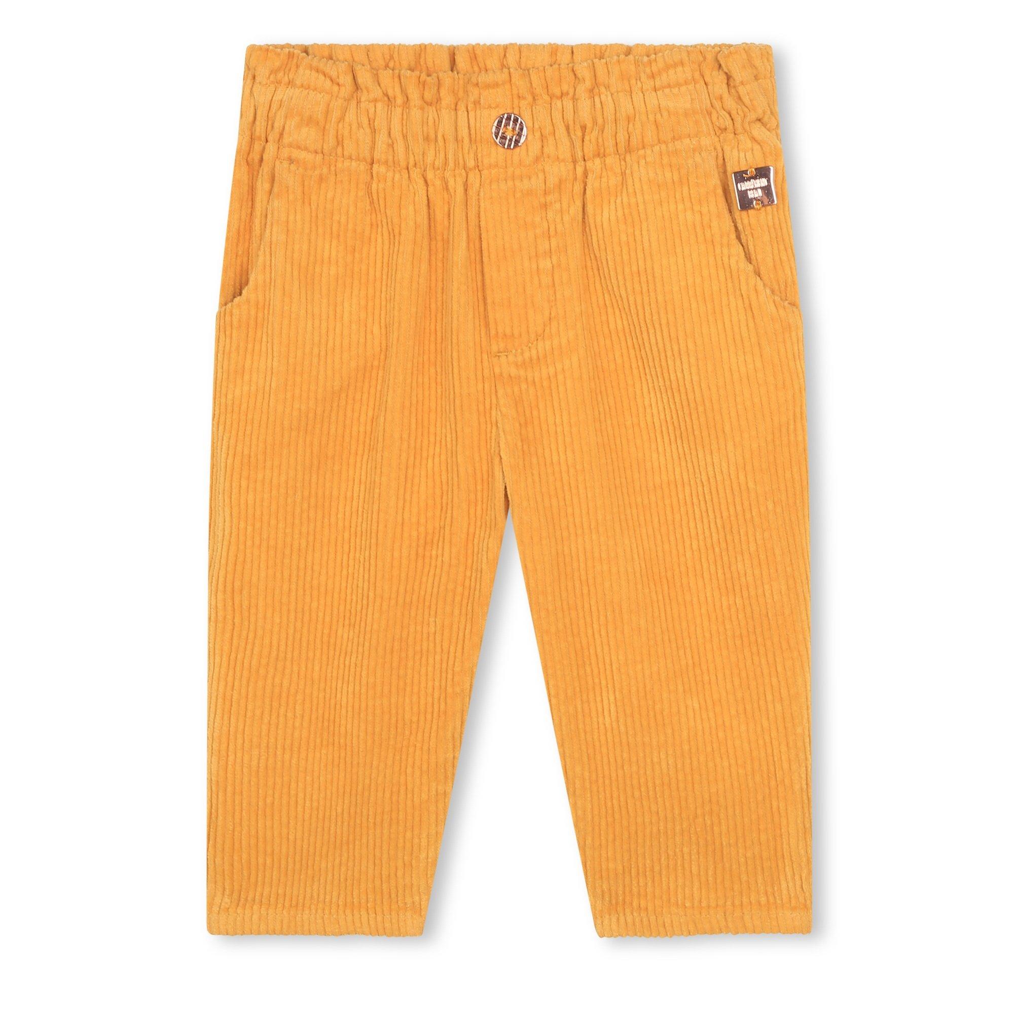 Carrement Beau Unisex Kids' Straight Leg Trousers - Ochre