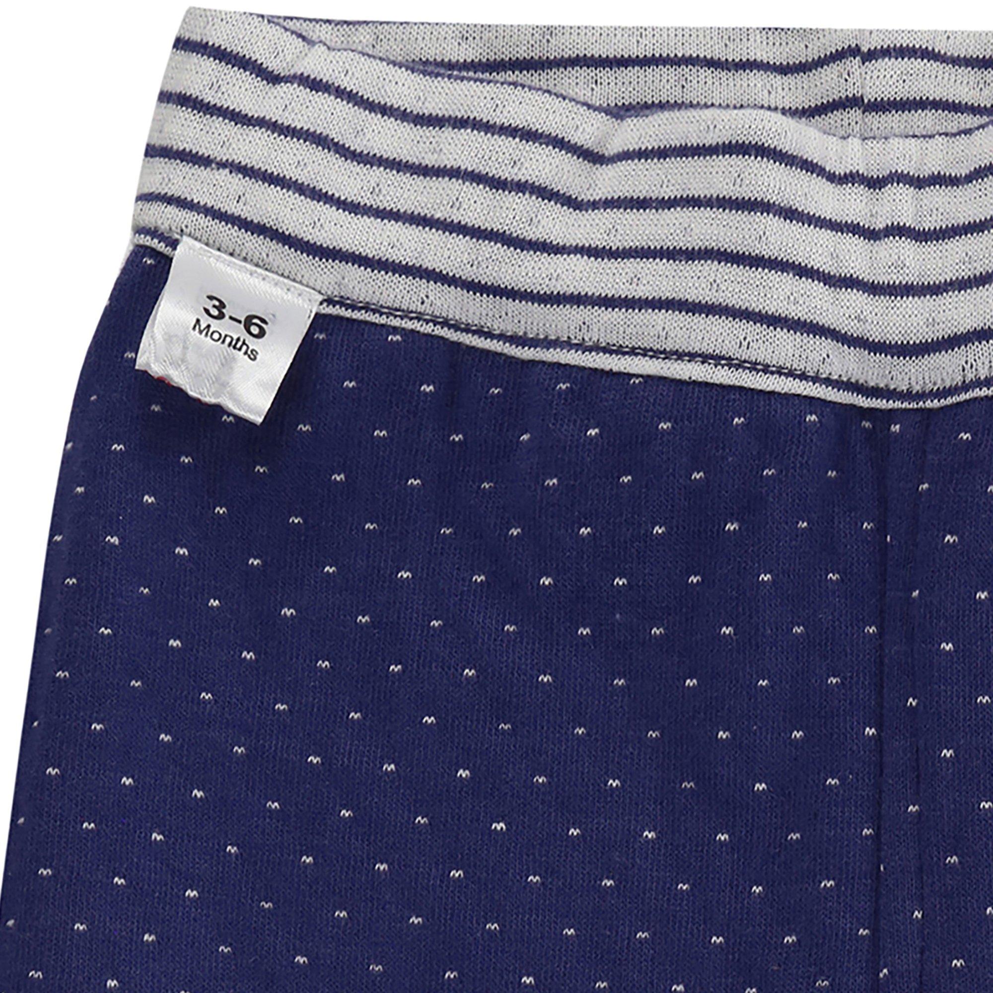 Marineblauw - Lilly and Sid - Reversible Leggings - 3