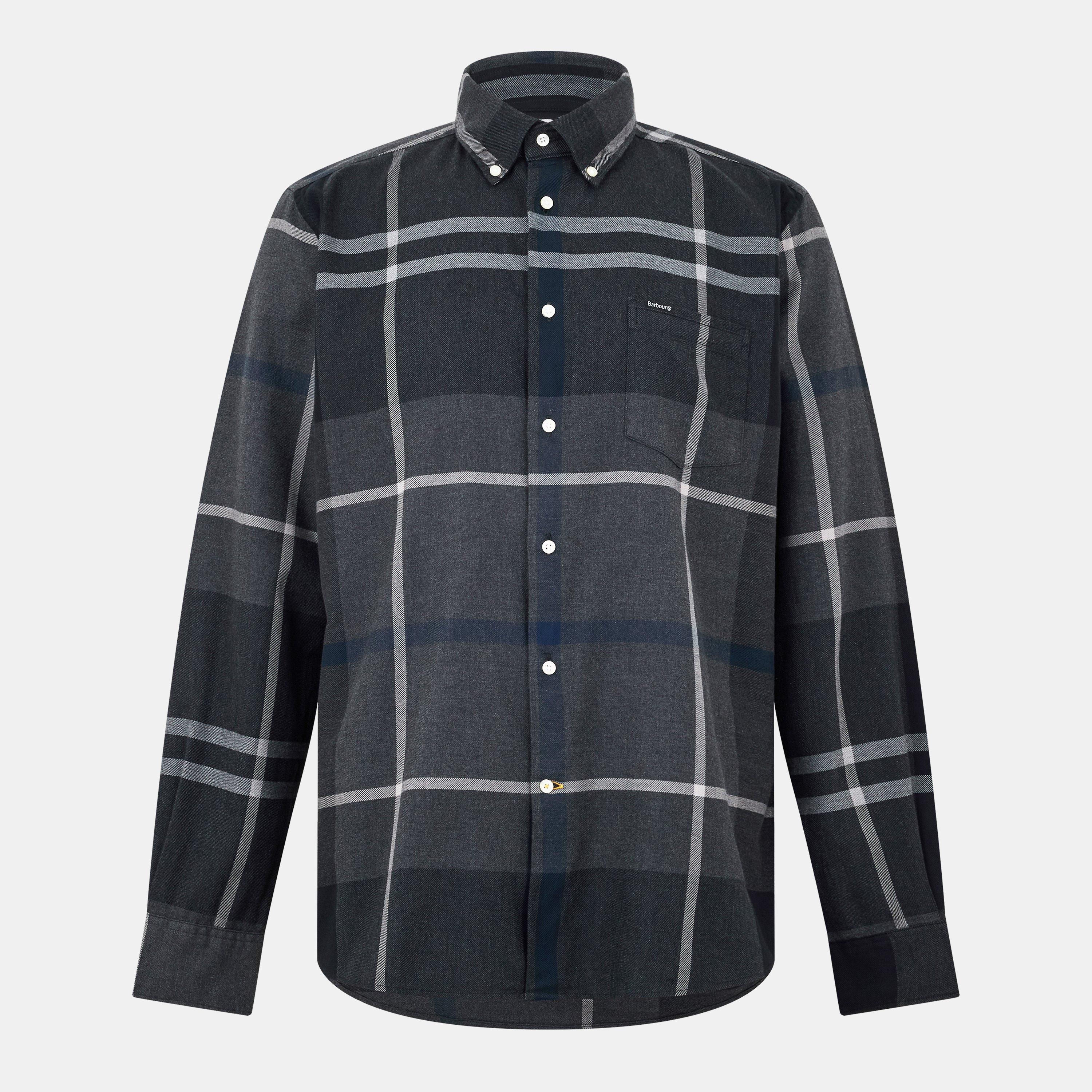 Barbour Dunoon Long Sleeved Shirt - Graphite - M