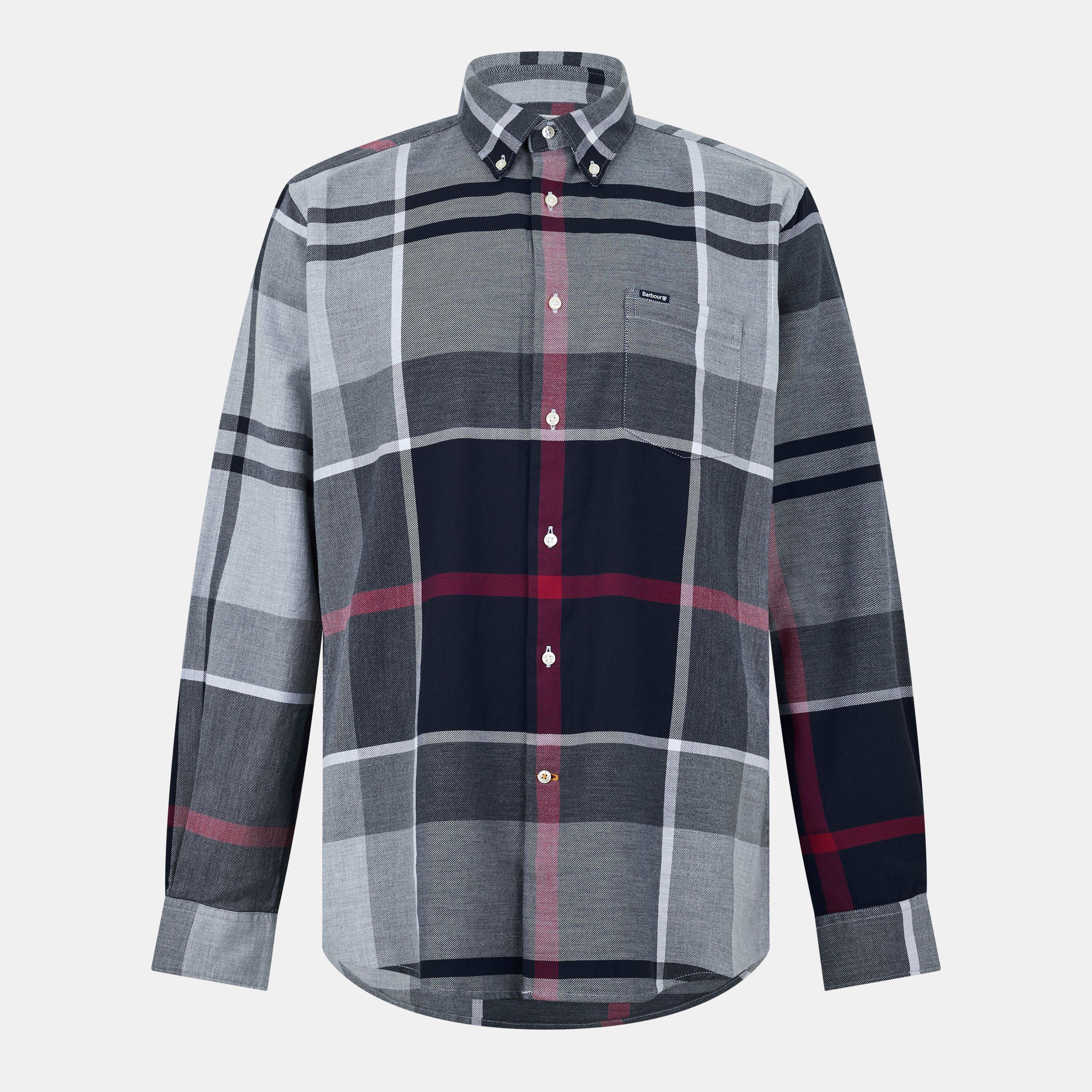 Barbour Dunoon Long Sleeved Shirt - Blue Granite - L