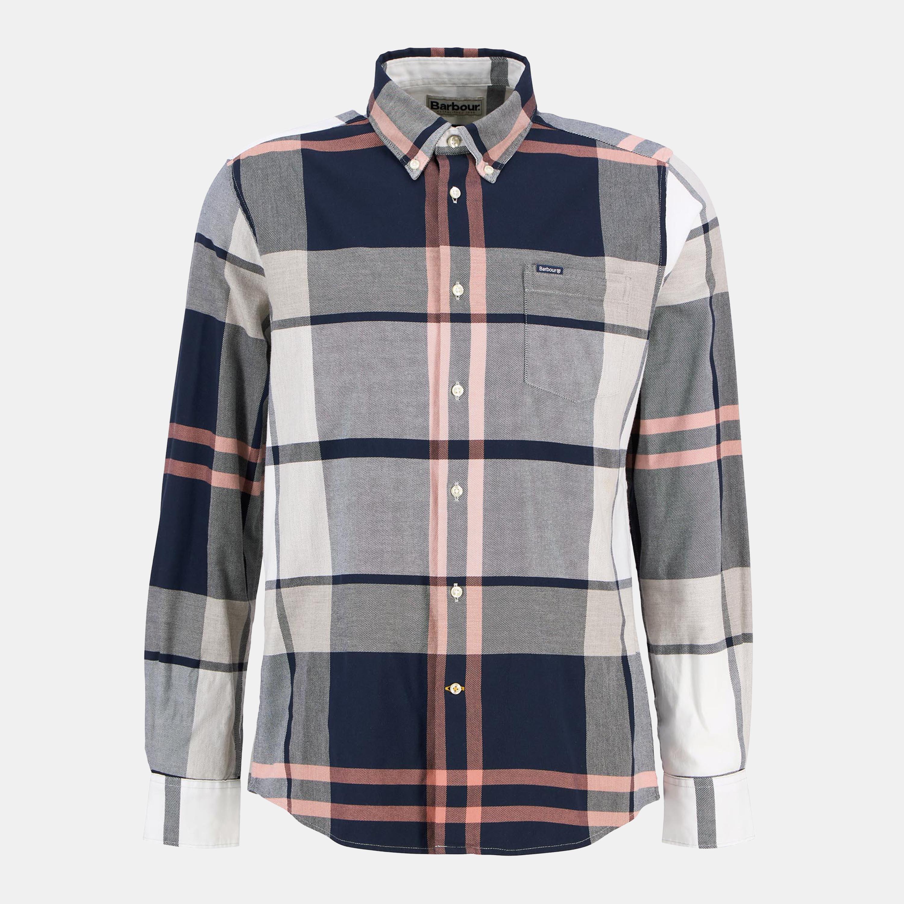 Barbour Dunoon Long Sleeved Shirt - Riverstone - L