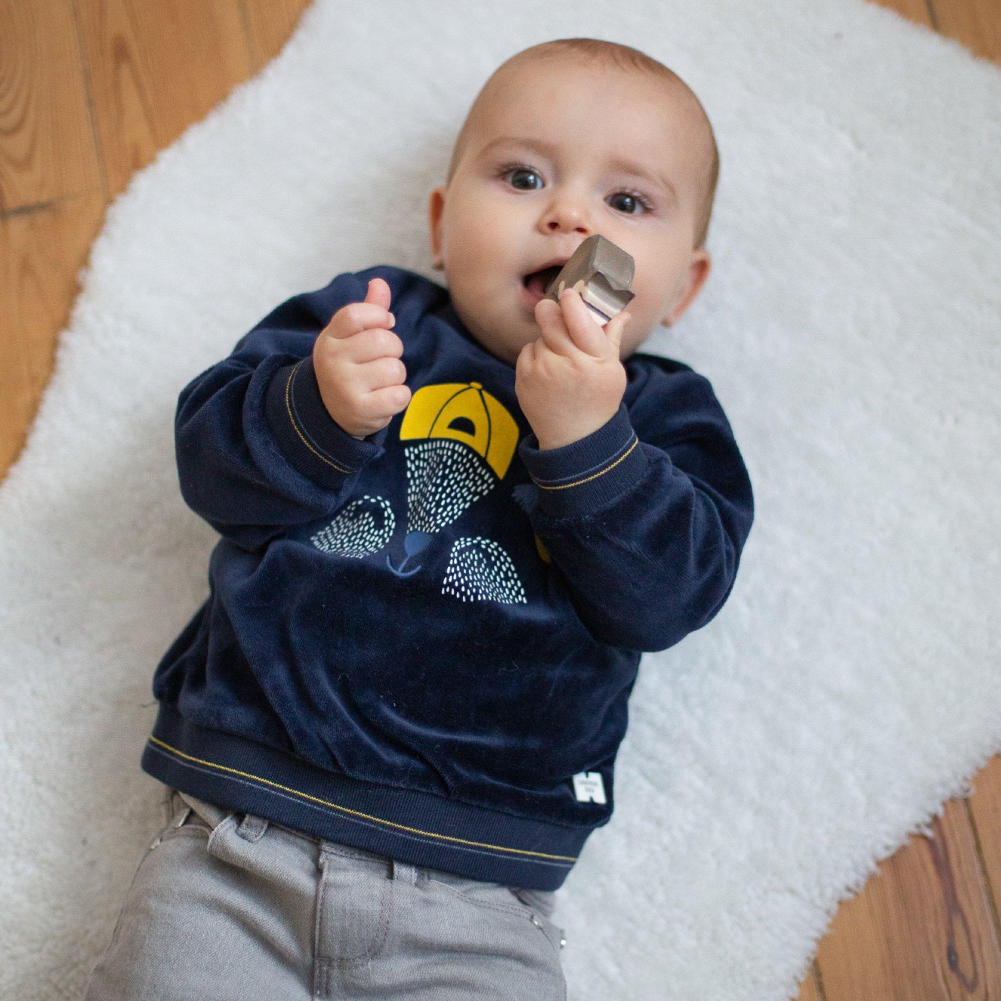 Denim Grey - Carrement Beau - Kids' Slim Fit Jeans - 3