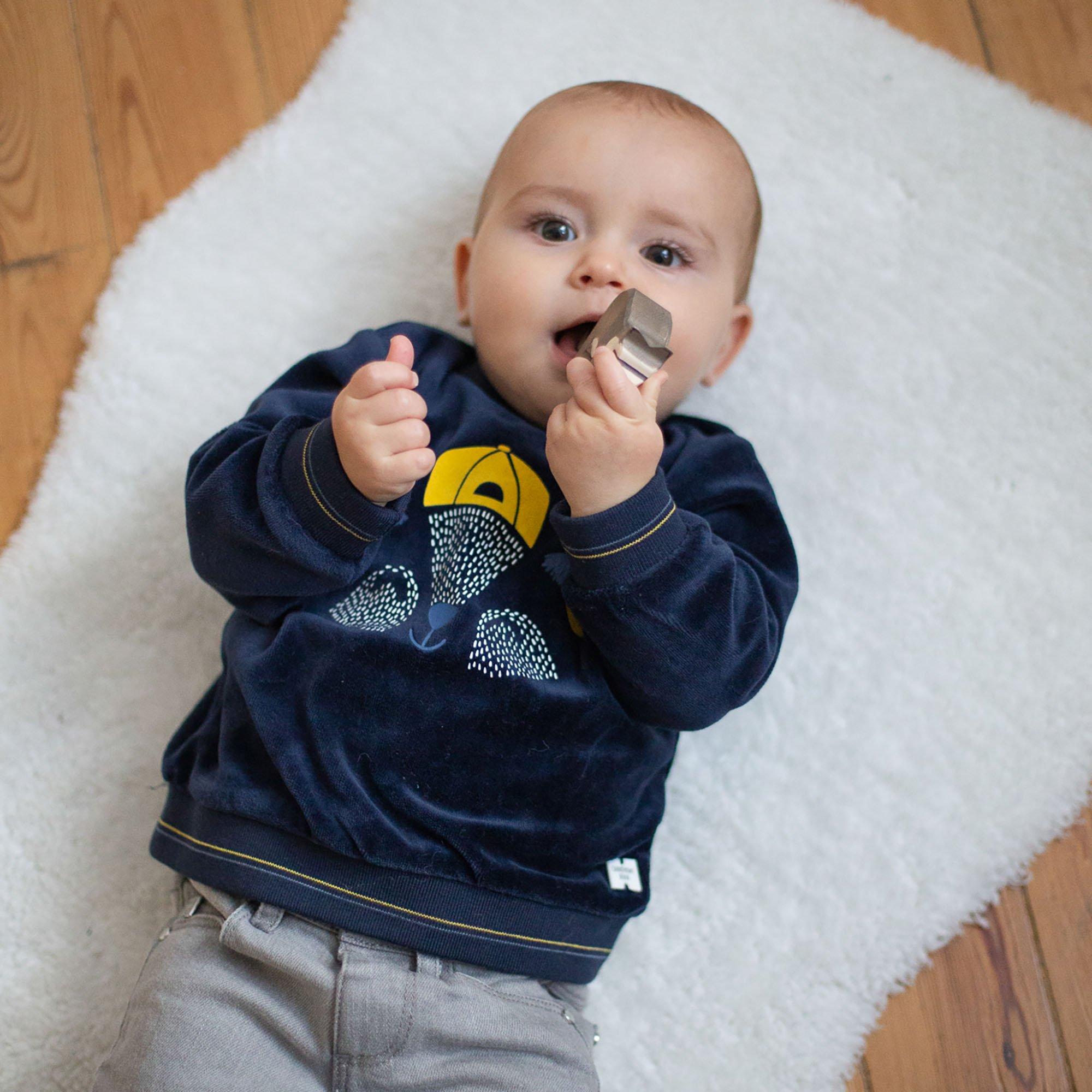 Denim Grey - Carrement Beau - Kids' Slim Fit Jeans - 4