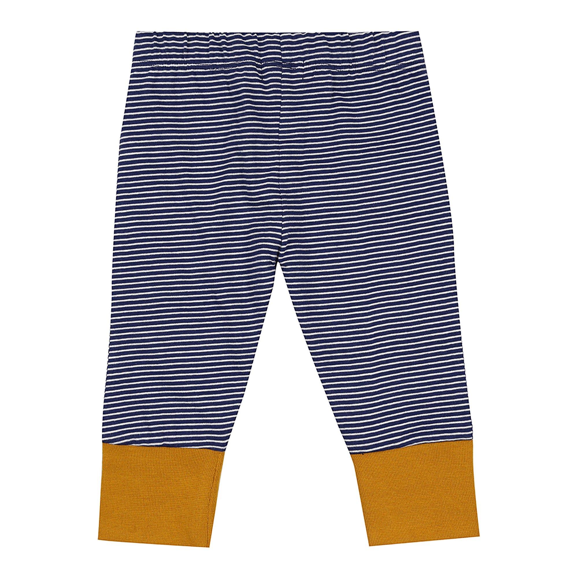 Multi - Lilly and Sid - & Sid Multicoloured Dinosaur And Stripe Print Leggings - 2 Pack - 2