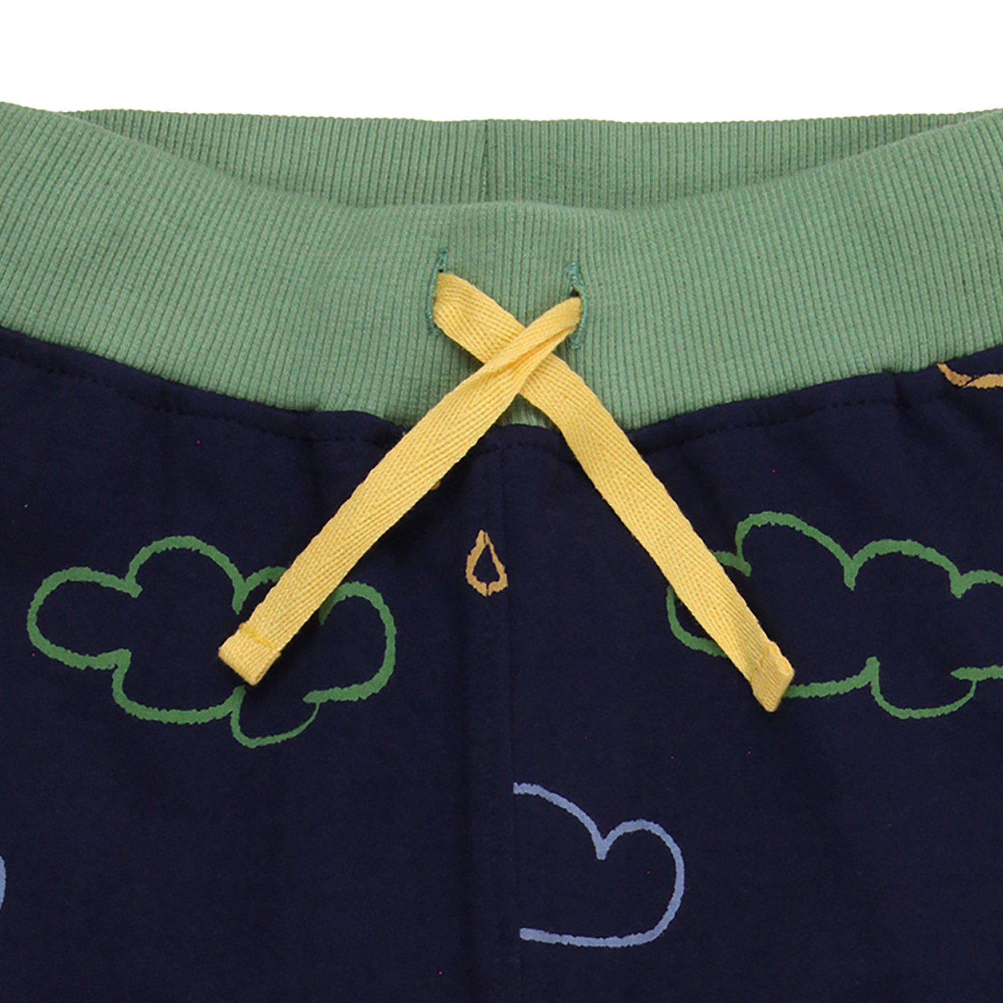 Marine - Lilly and Sid - Closed Hem Fleece Joggers - 3