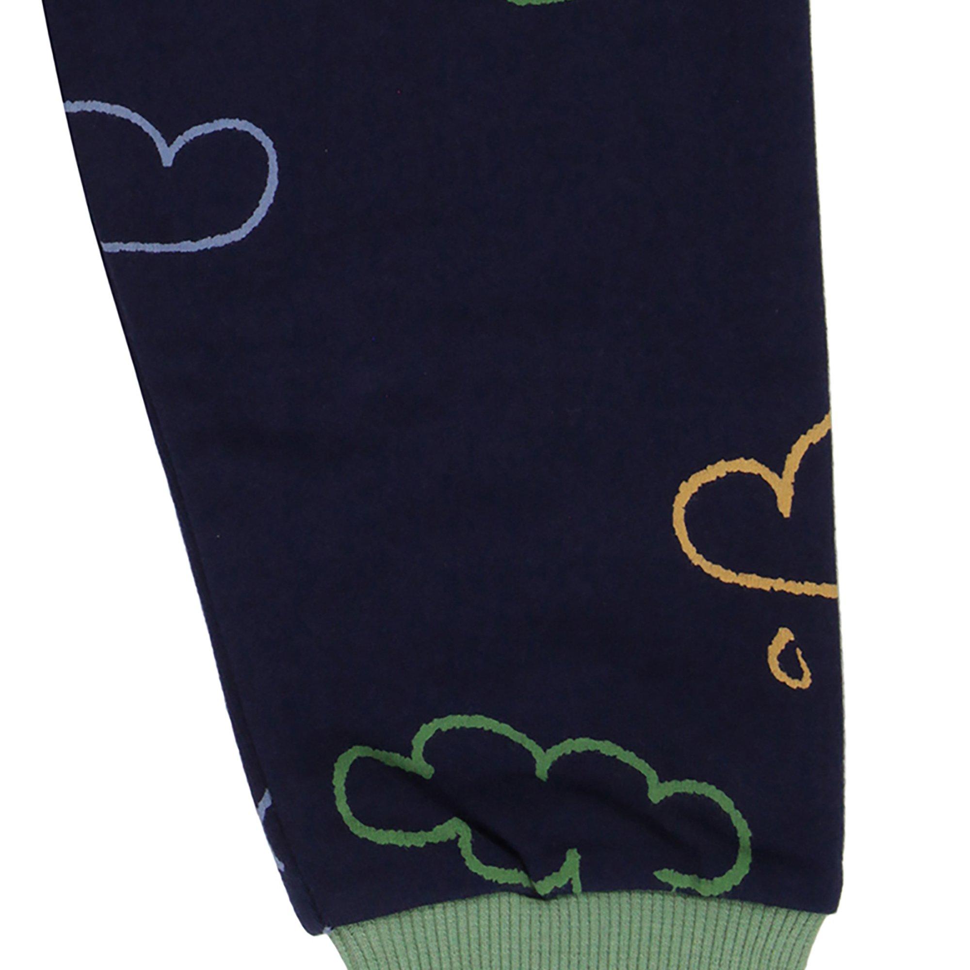 Marine - Lilly and Sid - Closed Hem Fleece Joggers - 4