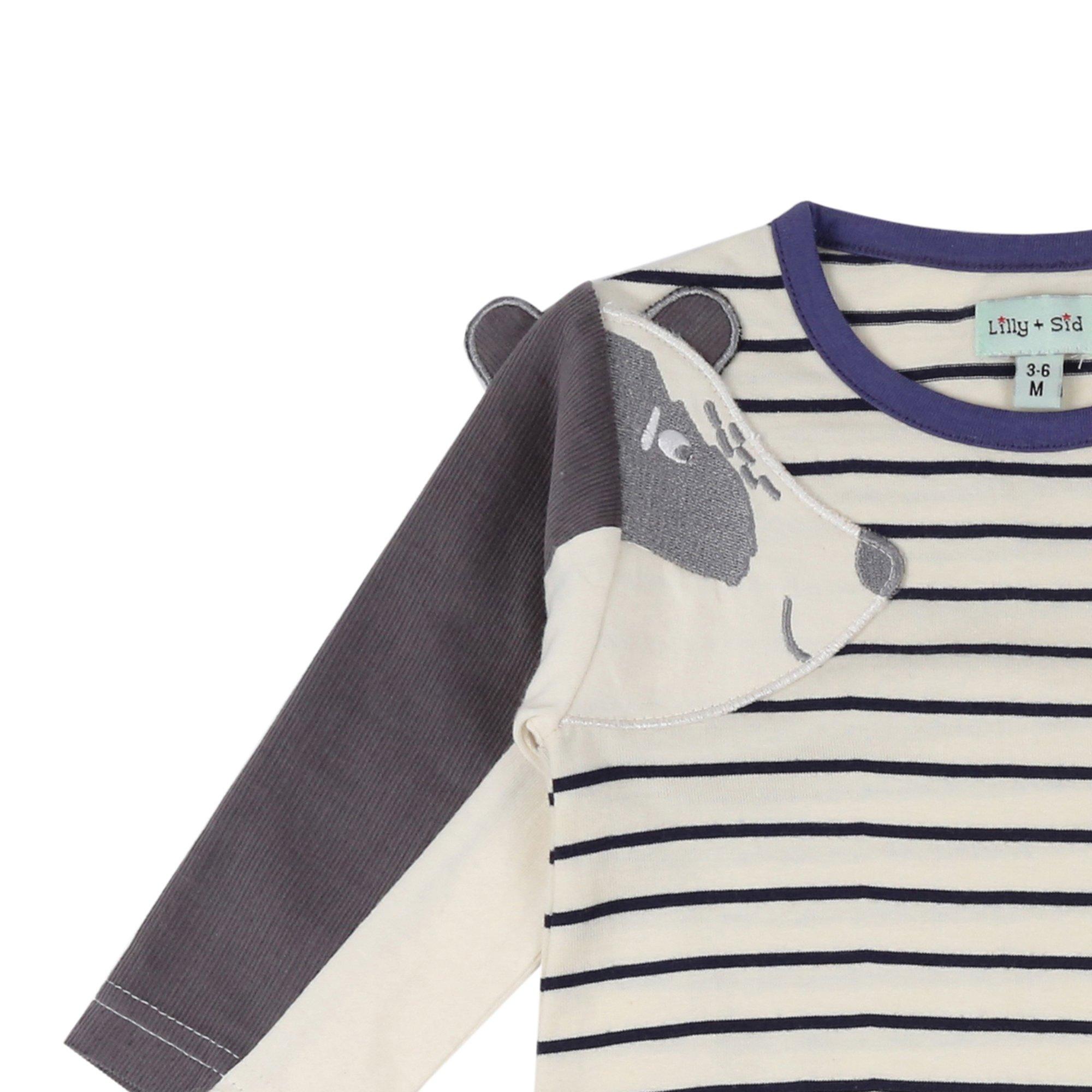 Multi - Lilly and Sid - Kids' Badger Playsuit - 3