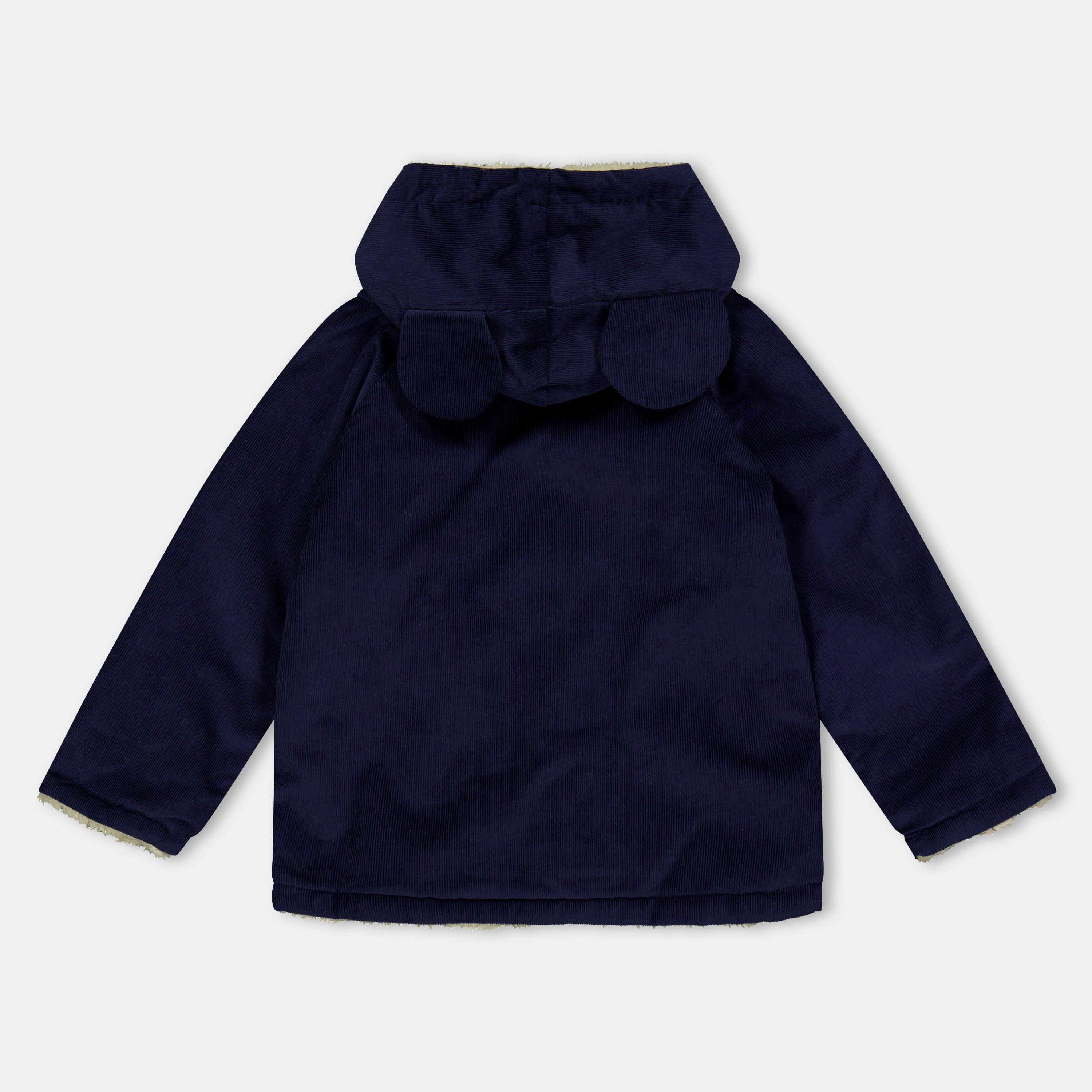 Marineblau - Lilly and Sid - Bear Cord Coach Jacket - 2