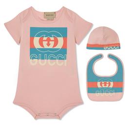 Gucci Logo Babygrow Set