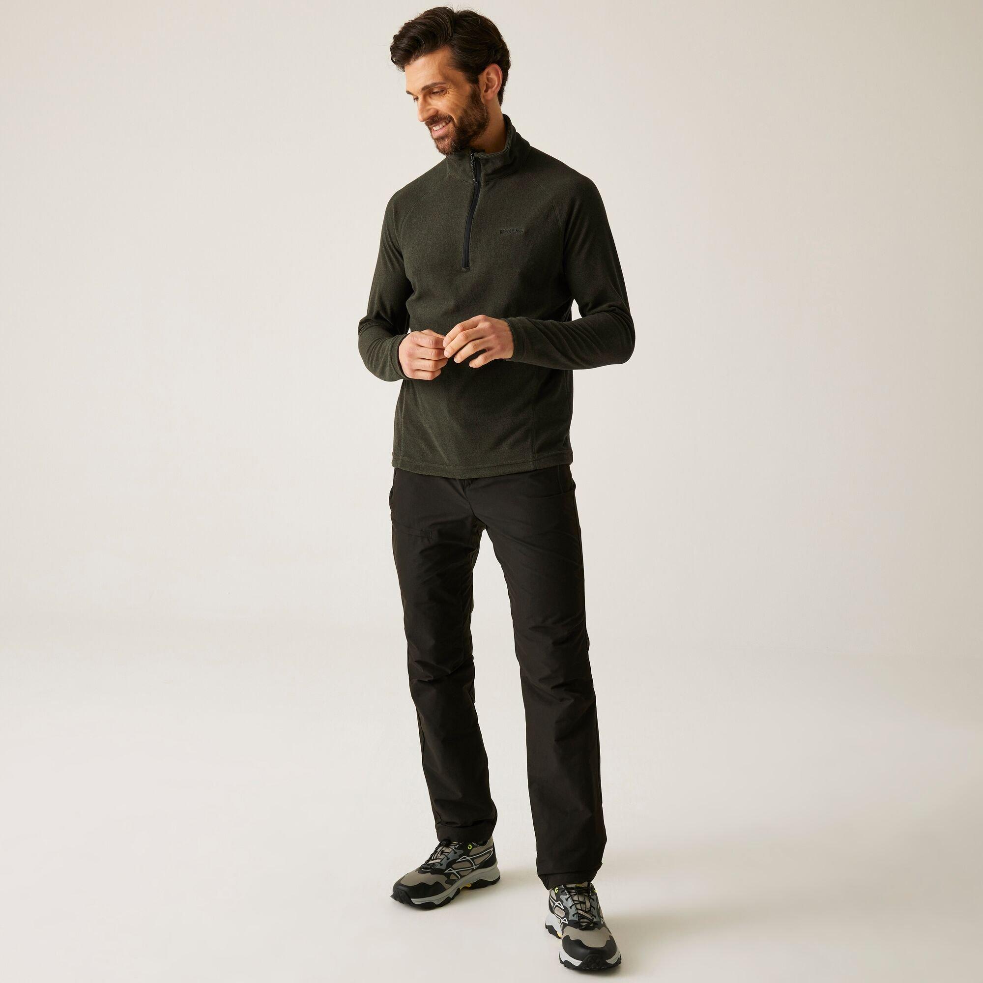 Olive Green - Regatta - Mens Montes Fleece - 3