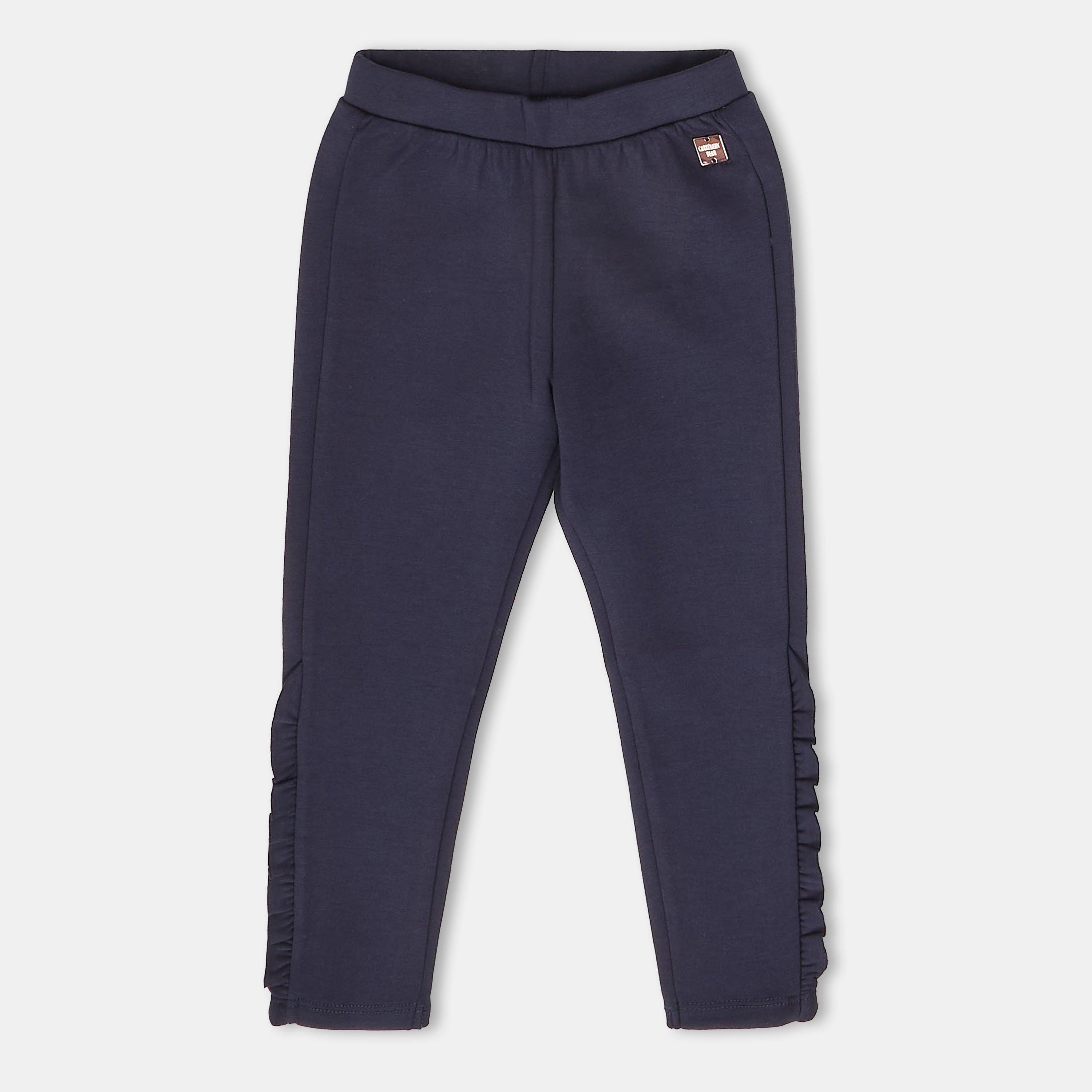 Carrement Beau  Newborn Kids' Straight Leg Trousers - Navy - 9M