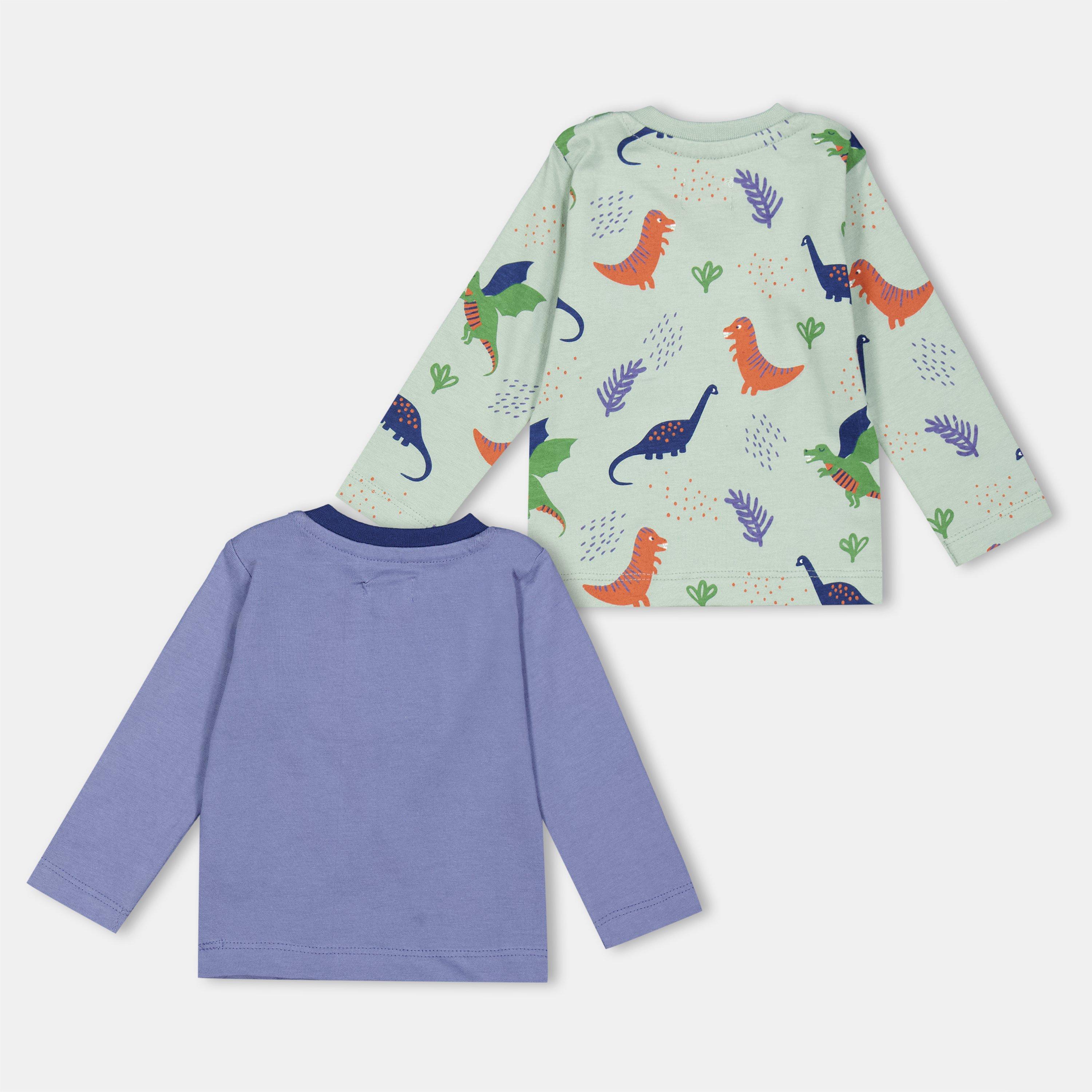 Multi - Lilly and Sid - Dino Pocket Regular Fit T-Shirt - 2