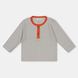 Lilly and Sid & Sid Multicoloured Stripe Print And Plain Top -2 Pack