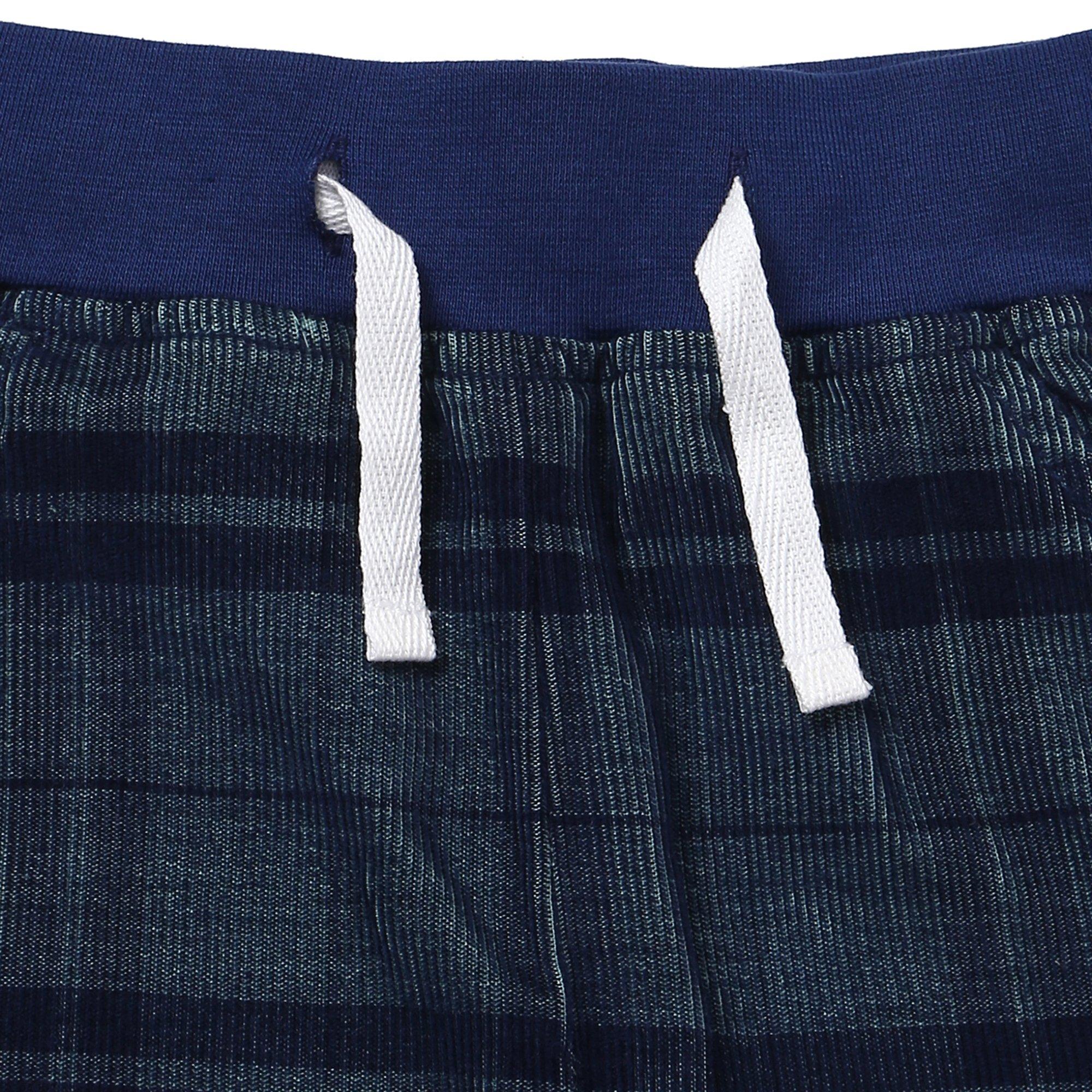 Blue - Lilly and Sid - Patterned Woven Straight Leg Trouser - 3