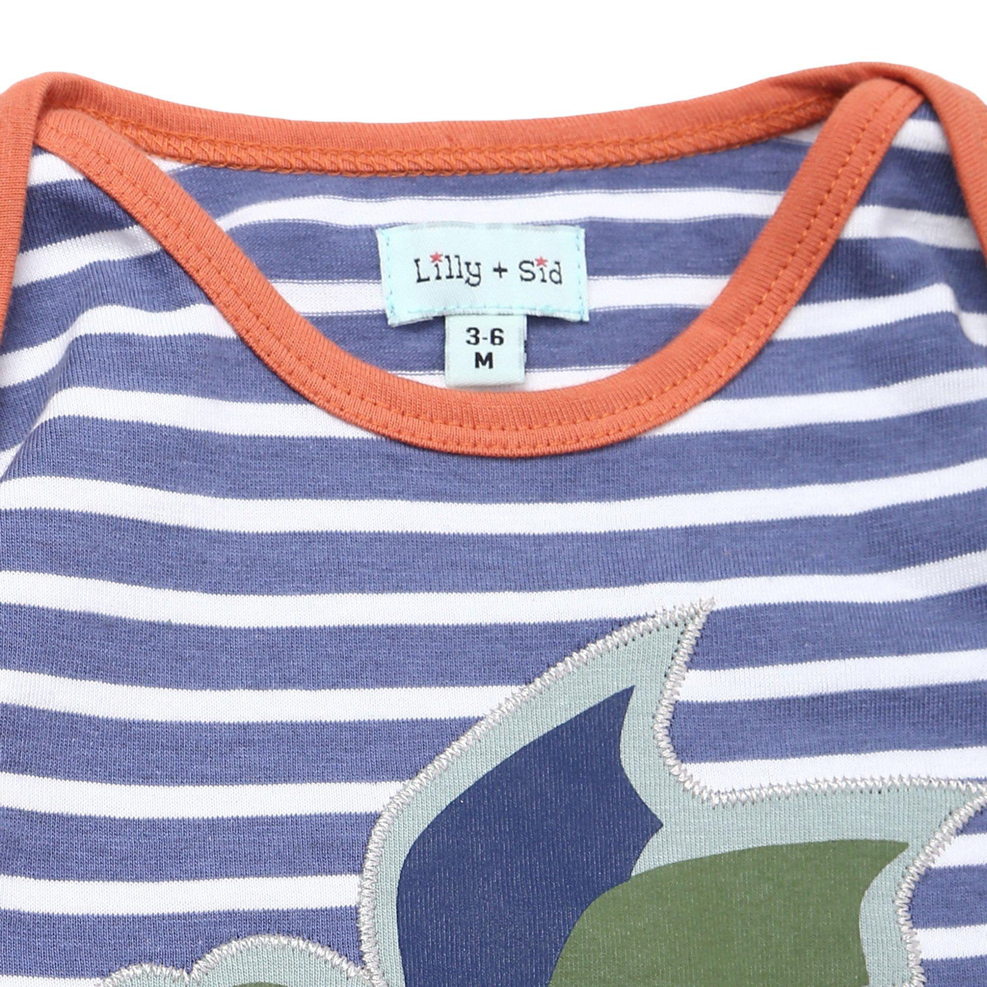 Blue - Lilly and Sid - Dragon Playsuit - 3