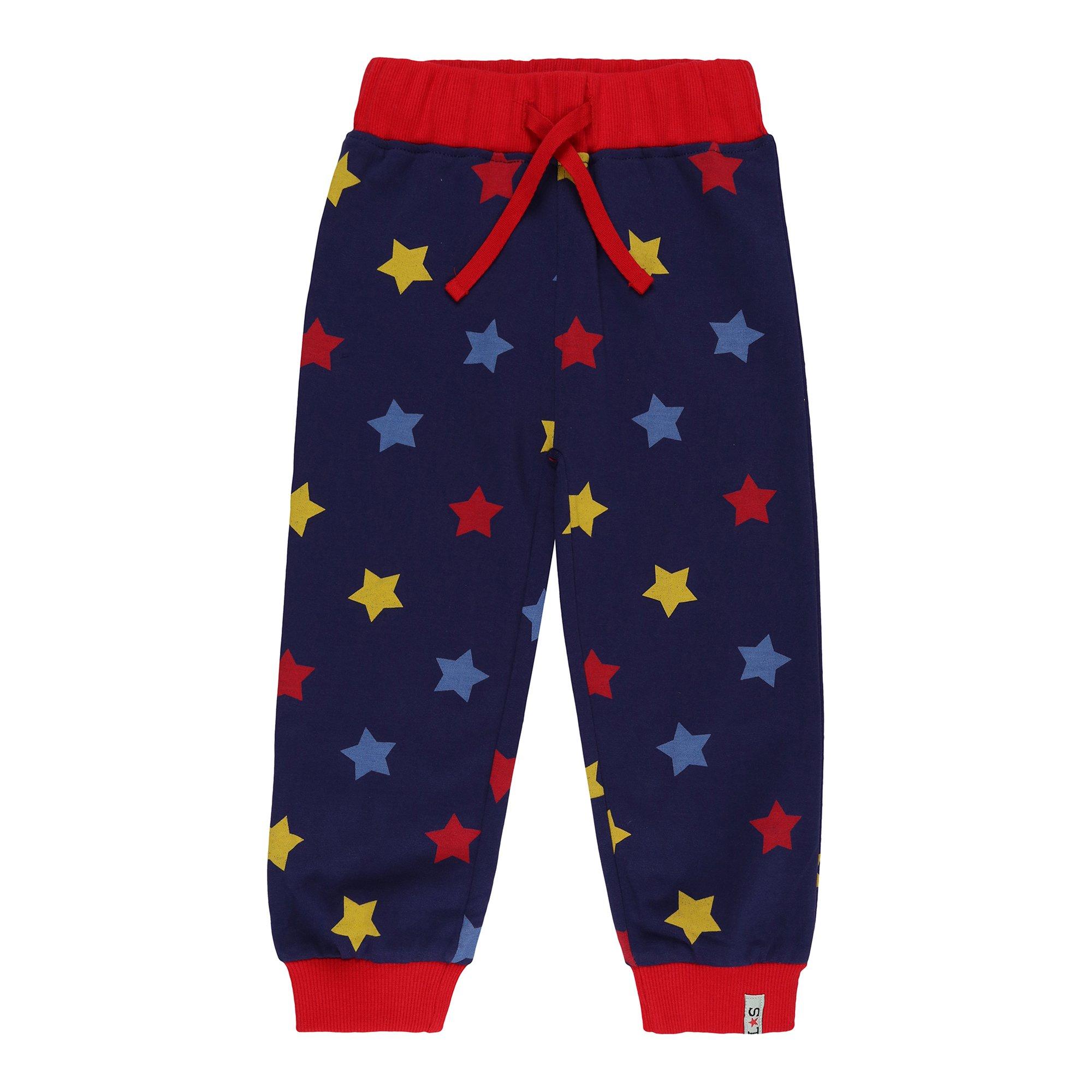 Lilly And Sid Men's Las Stars Closed Hem Fleece Joggers -  - 0-3 Mnth