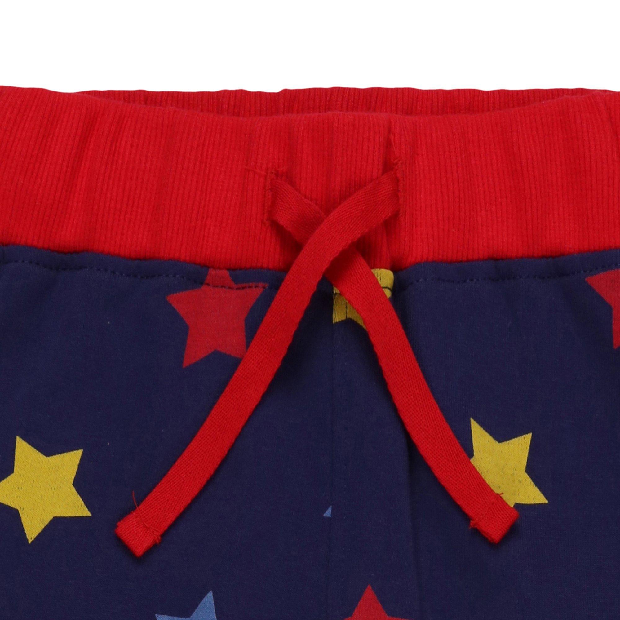 Multi - Lilly and Sid - LaS Stars Closed Hem Fleece Joggers - 3
