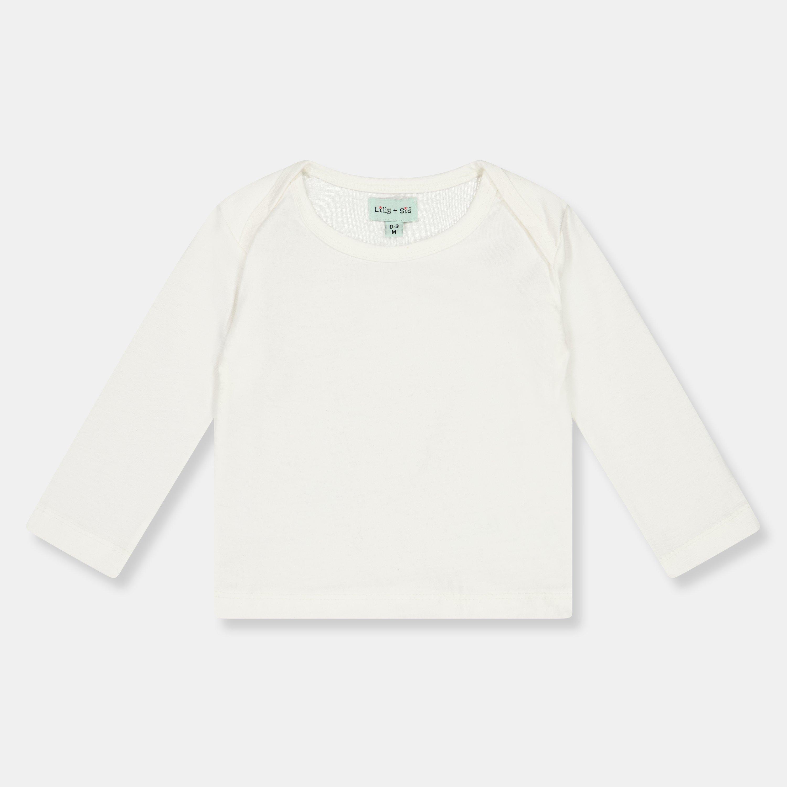 Weiß - Lilly and Sid - Regular Fit Layering T-Shirt