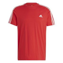 adidas ESSENTIALS SINGLE JERSEY 3 STRIPES T SHIRT