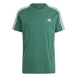 adidas ESSENTIALS SINGLE JERSEY 3 STRIPES T SHIRT