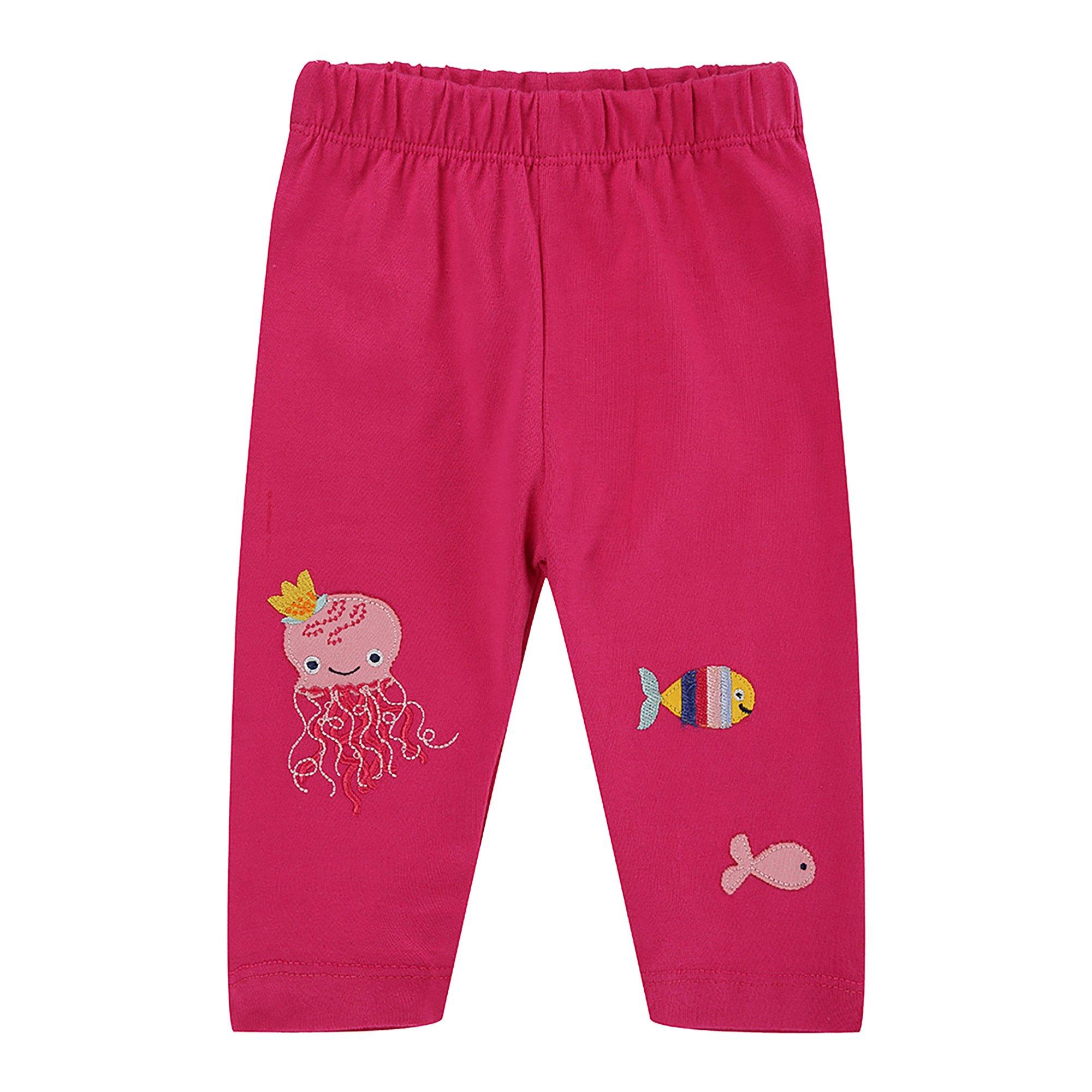 Pink - Lilly and Sid - Sea Friends Leggings - 1