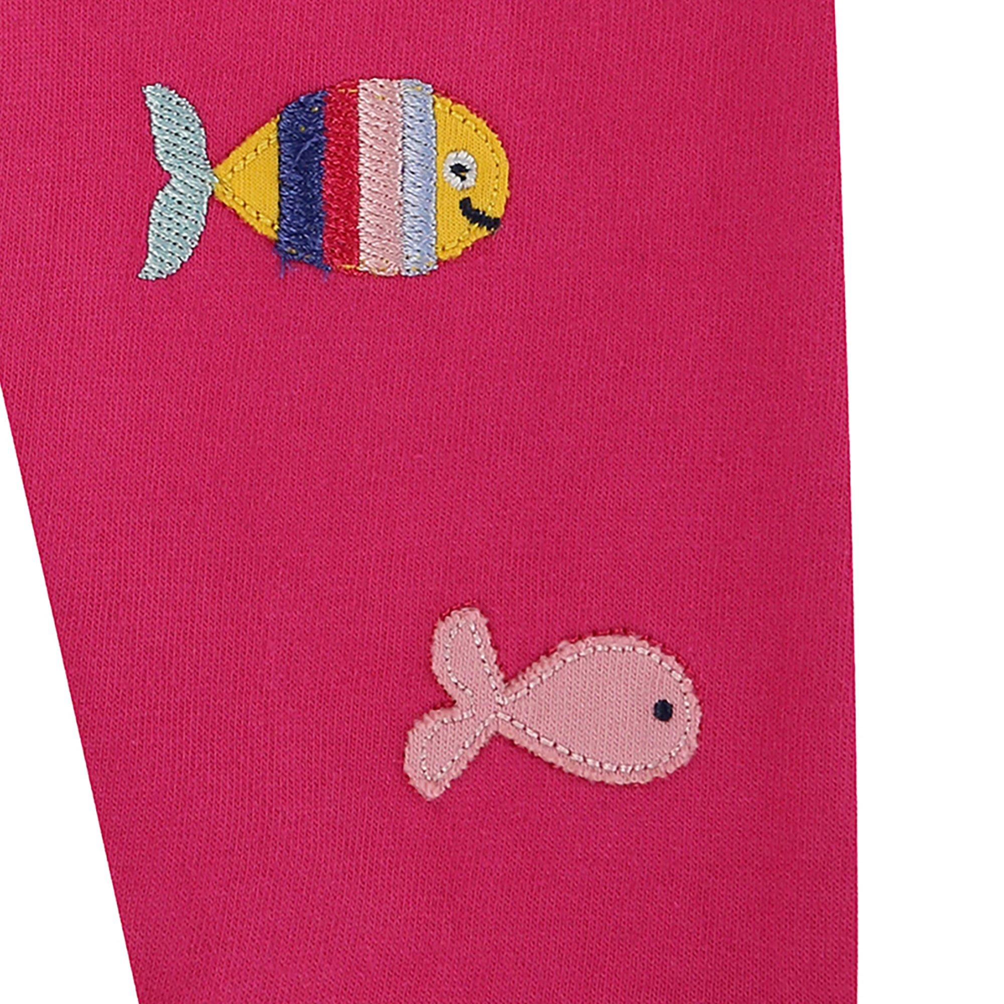 Lyserød - Lilly and Sid - Sea Friends Leggings - 3