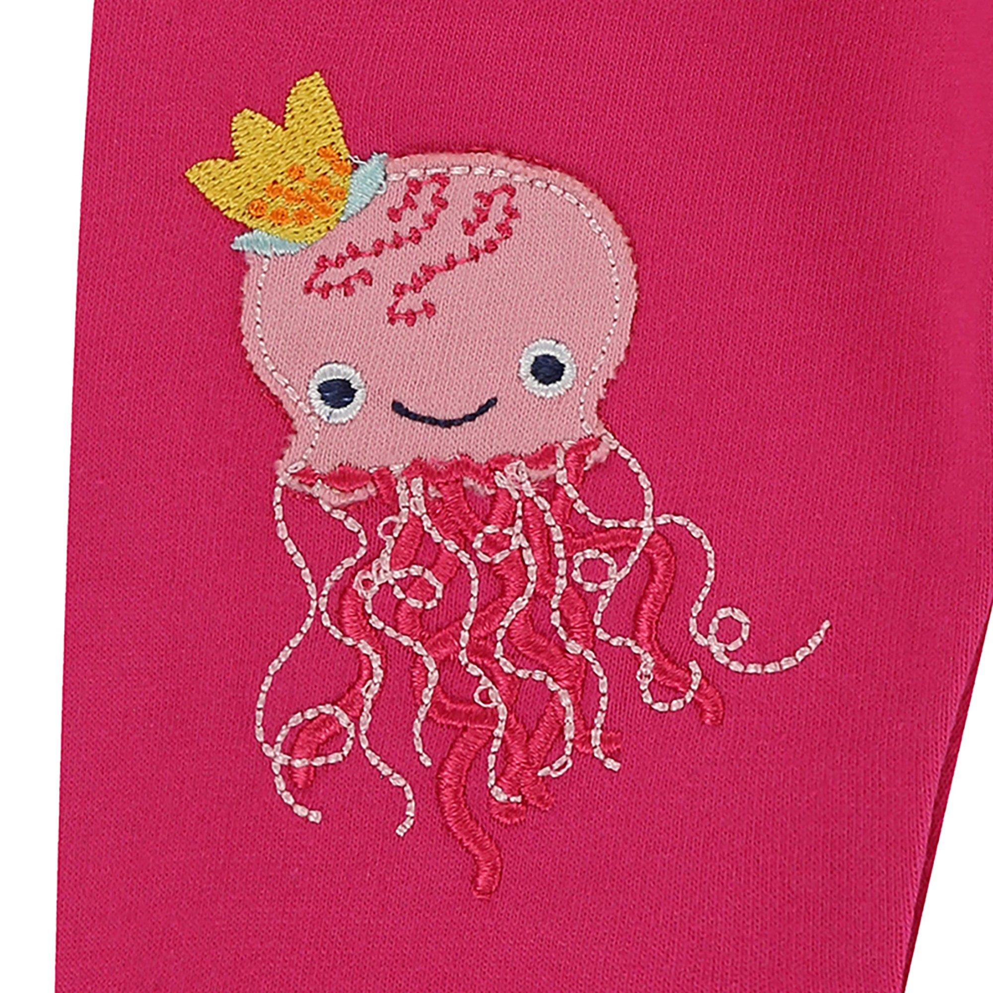 Lyserød - Lilly and Sid - Sea Friends Leggings - 4