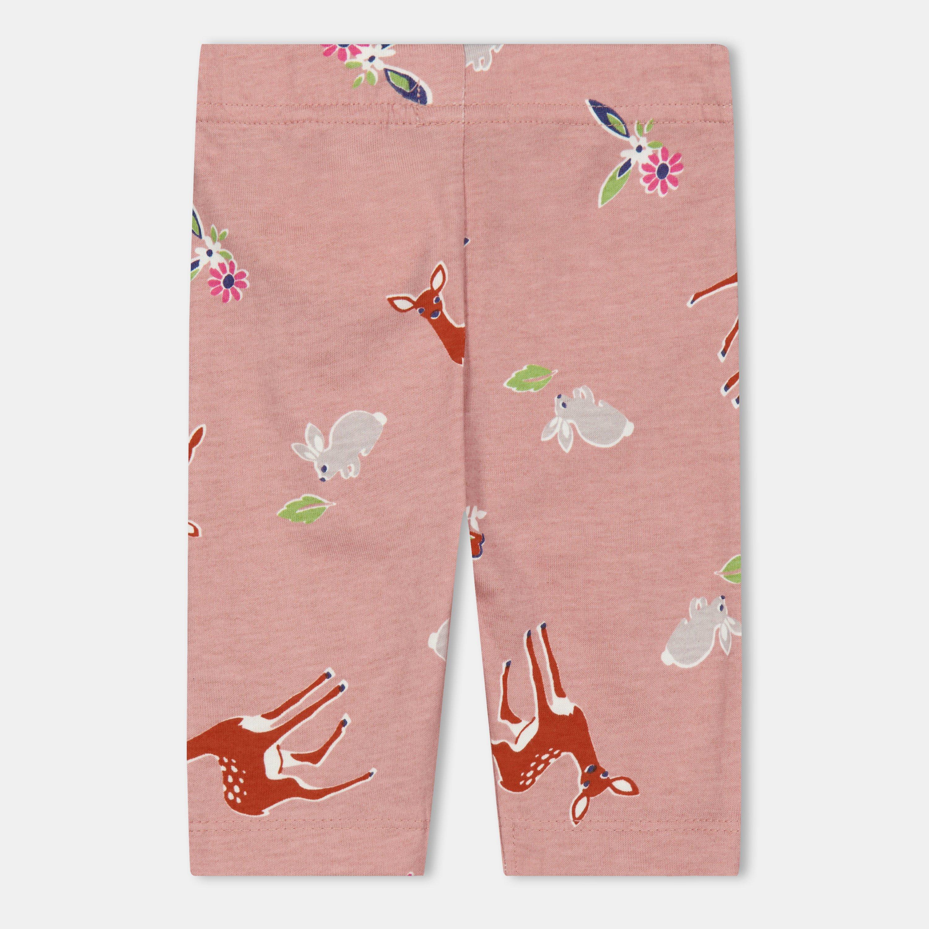 Multi - Lilly and Sid - Little Deer Leggings - 2