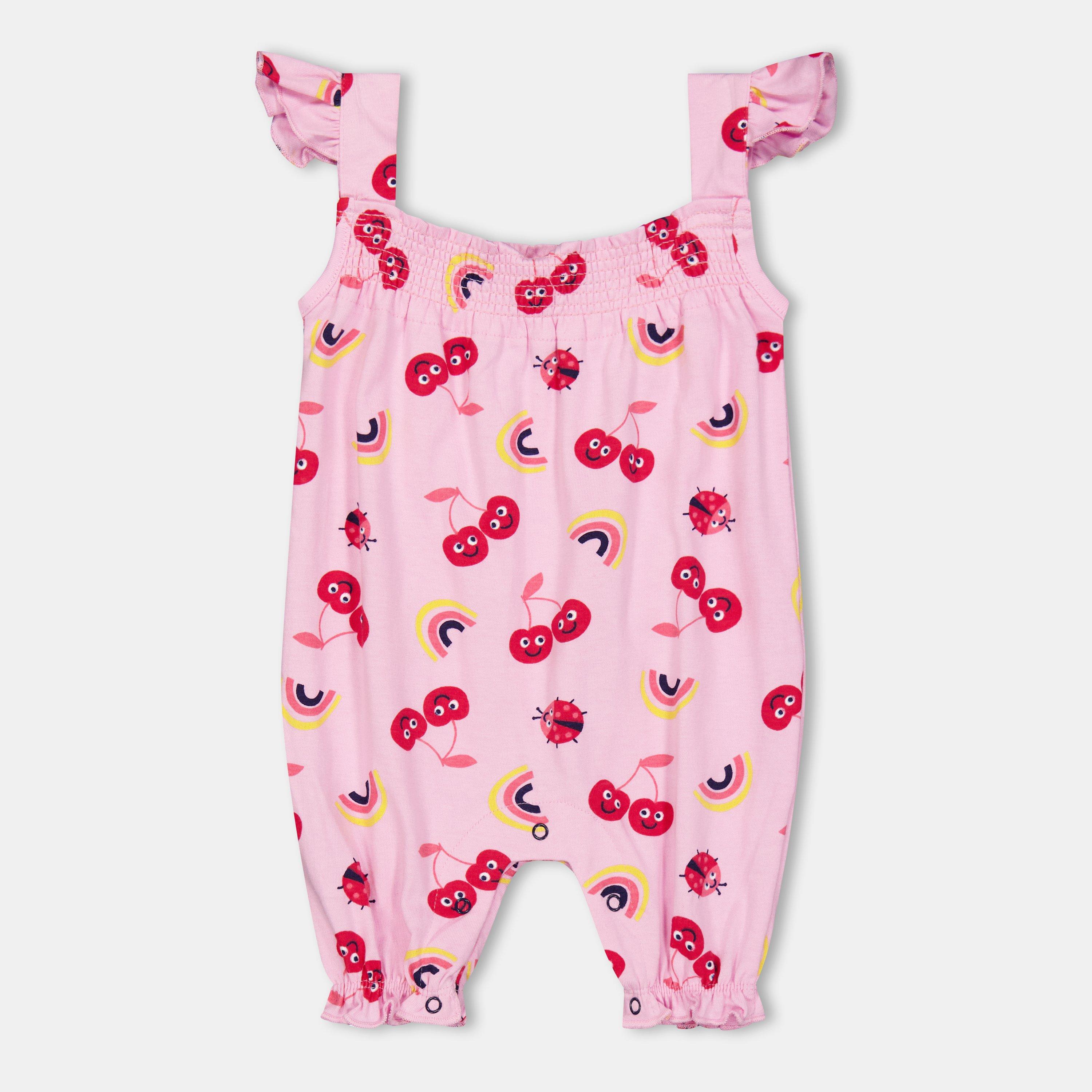 Lilly and Sid Cherry Sweatshirt Playsuit