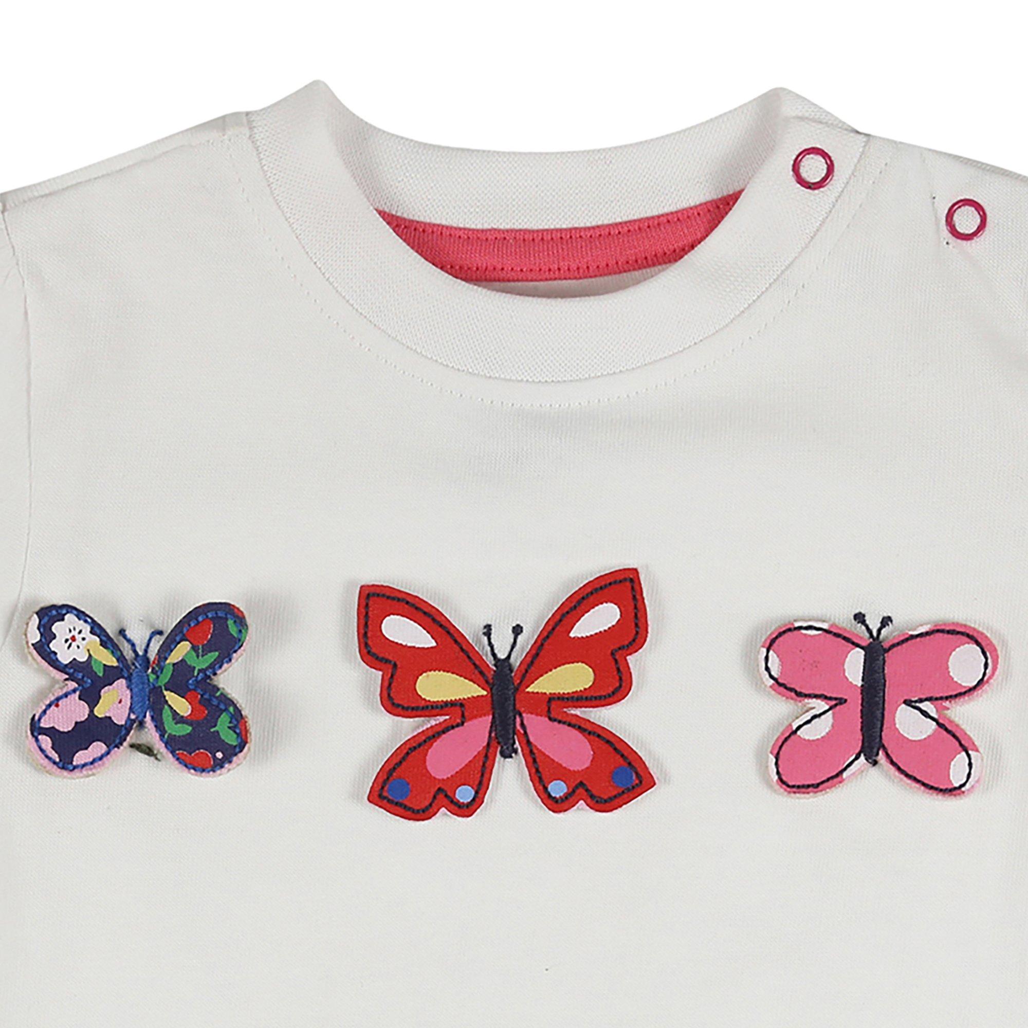 Multi - Lilly and Sid - Butterfly T-Shirt - 3