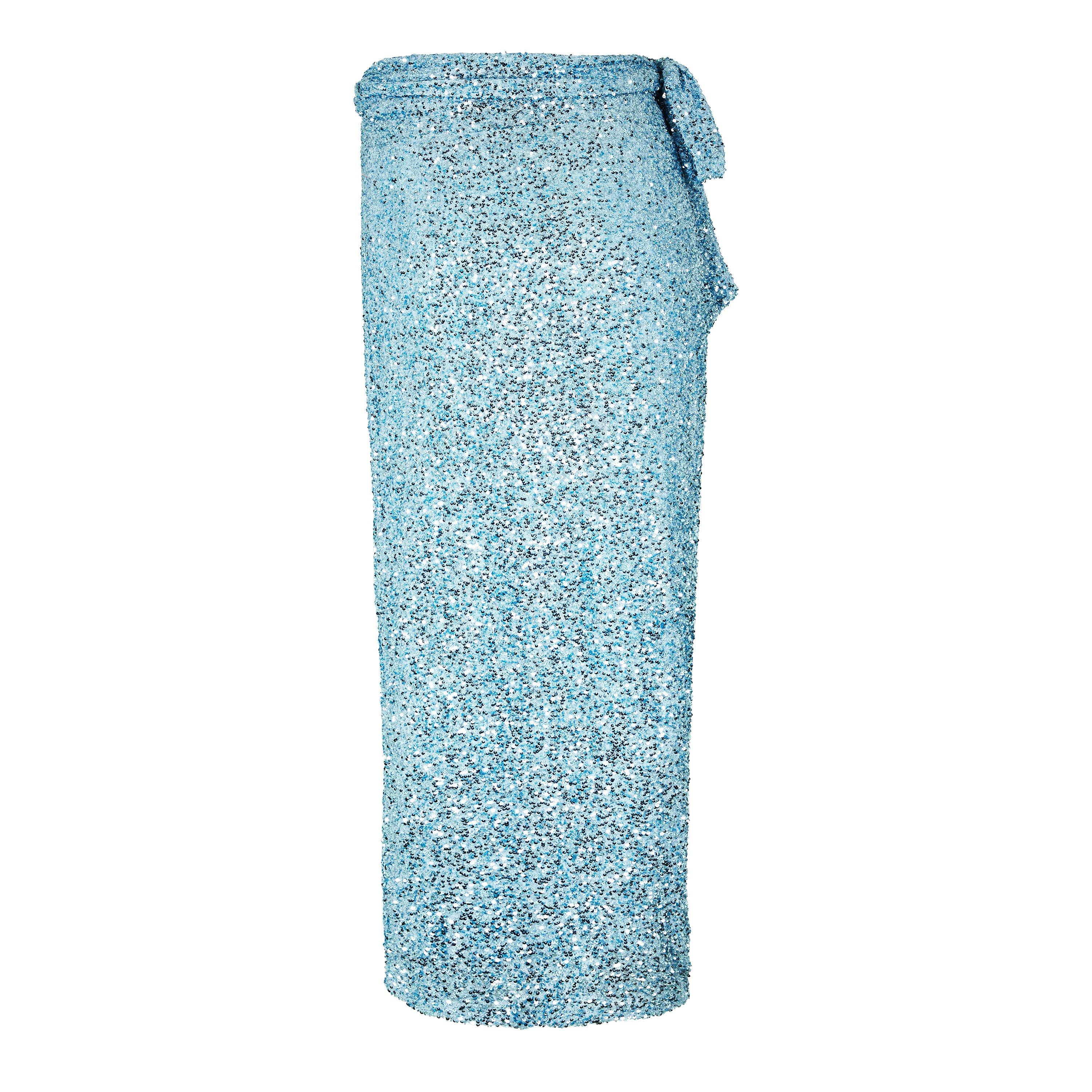 Blue - Never Fully Dressed - Ice Blue Sequin Jaspre Skirt - 2