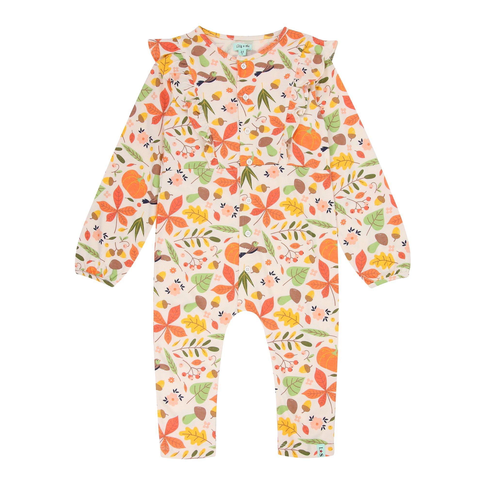 Lilly And Sid Women's Pumpkin Playsuit -  - 18-24 Mnth