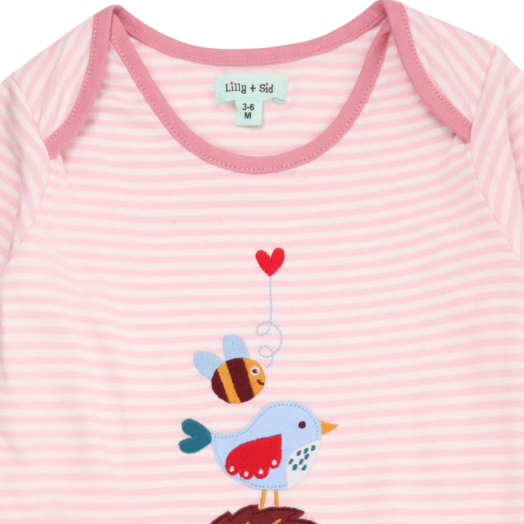 Pink - Lilly and Sid - Garden Playsuit - 3