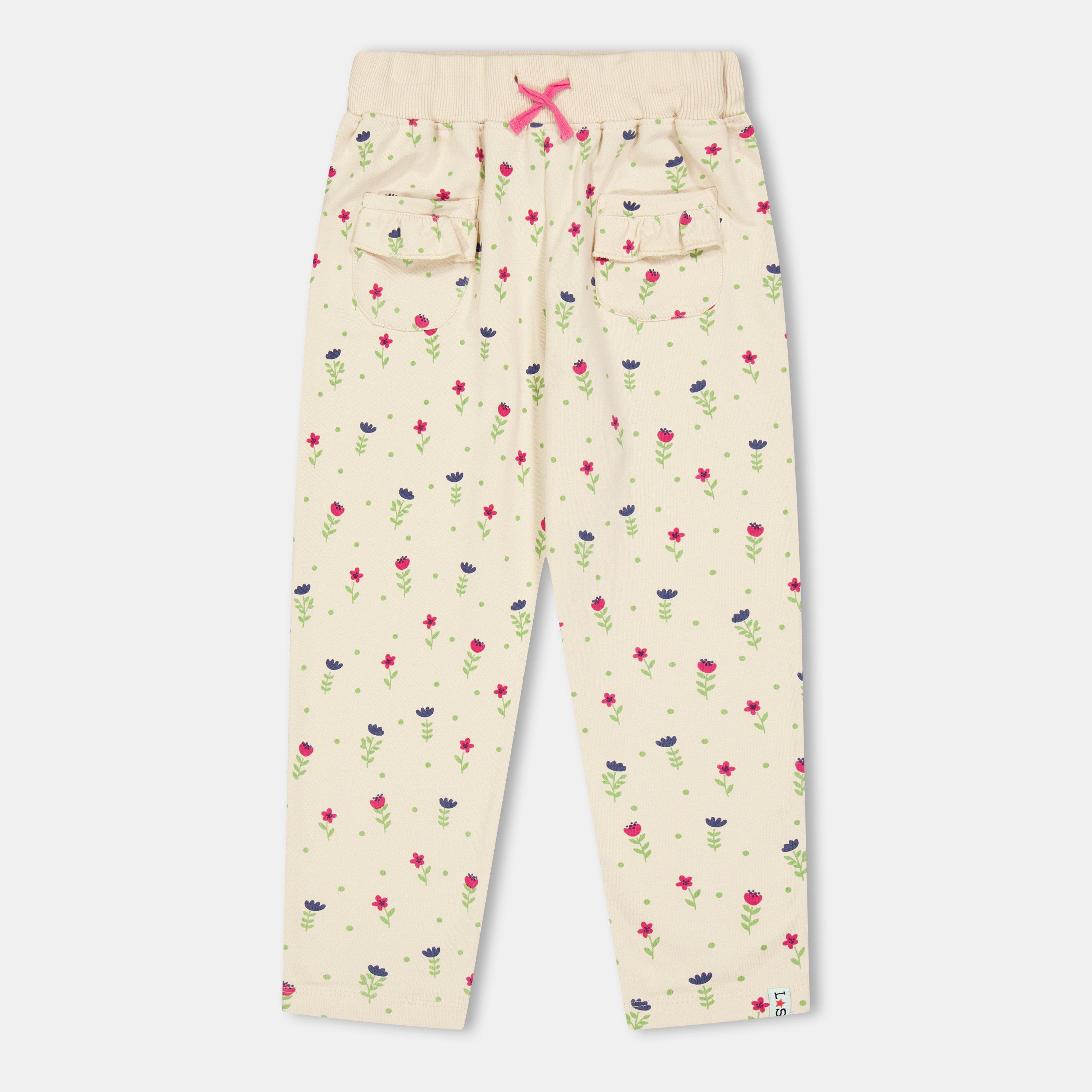 Lilly and Sid Floral Fleece Joggers
