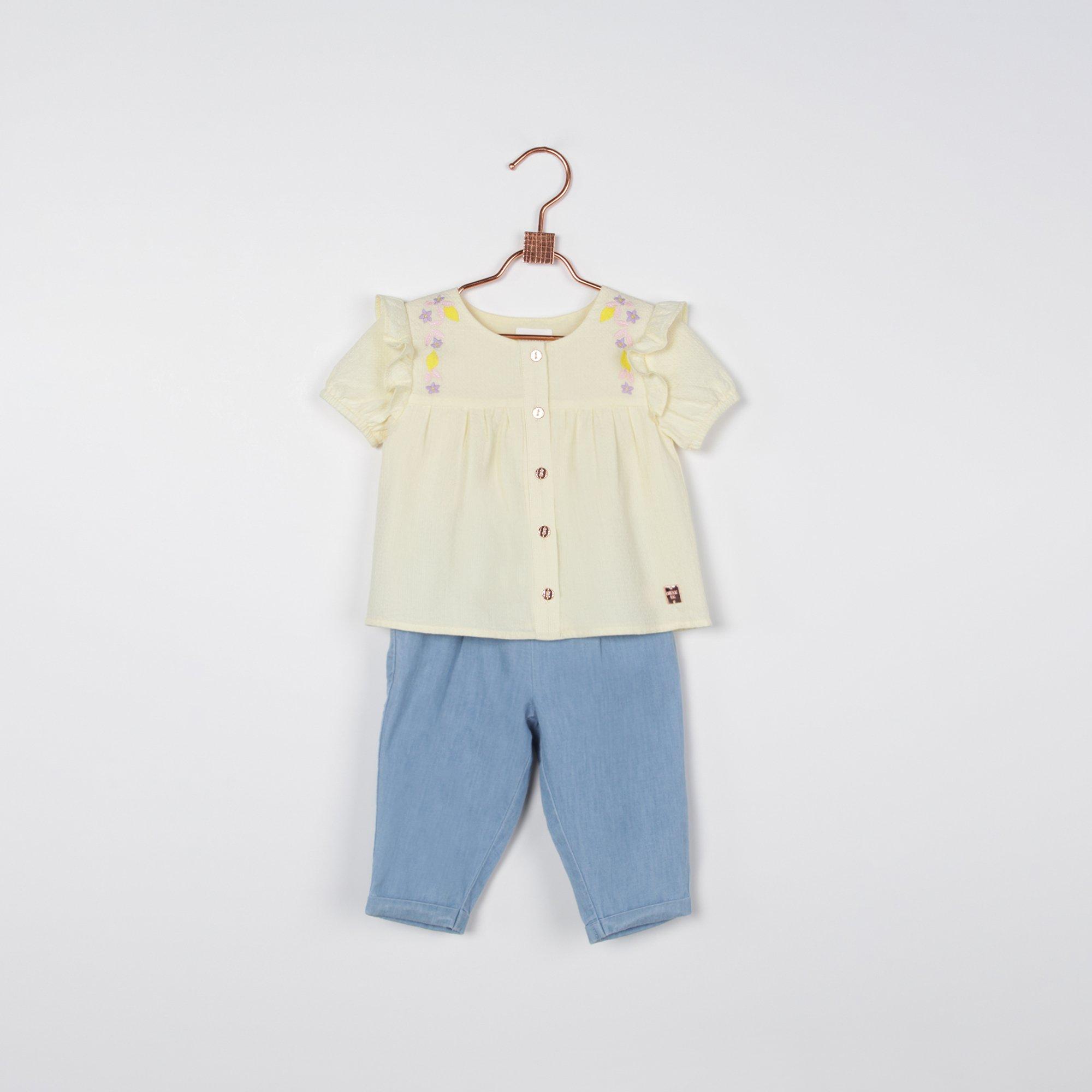 Yellow - Carrement Beau - Kids' Regular Fit T-Shirt - 2