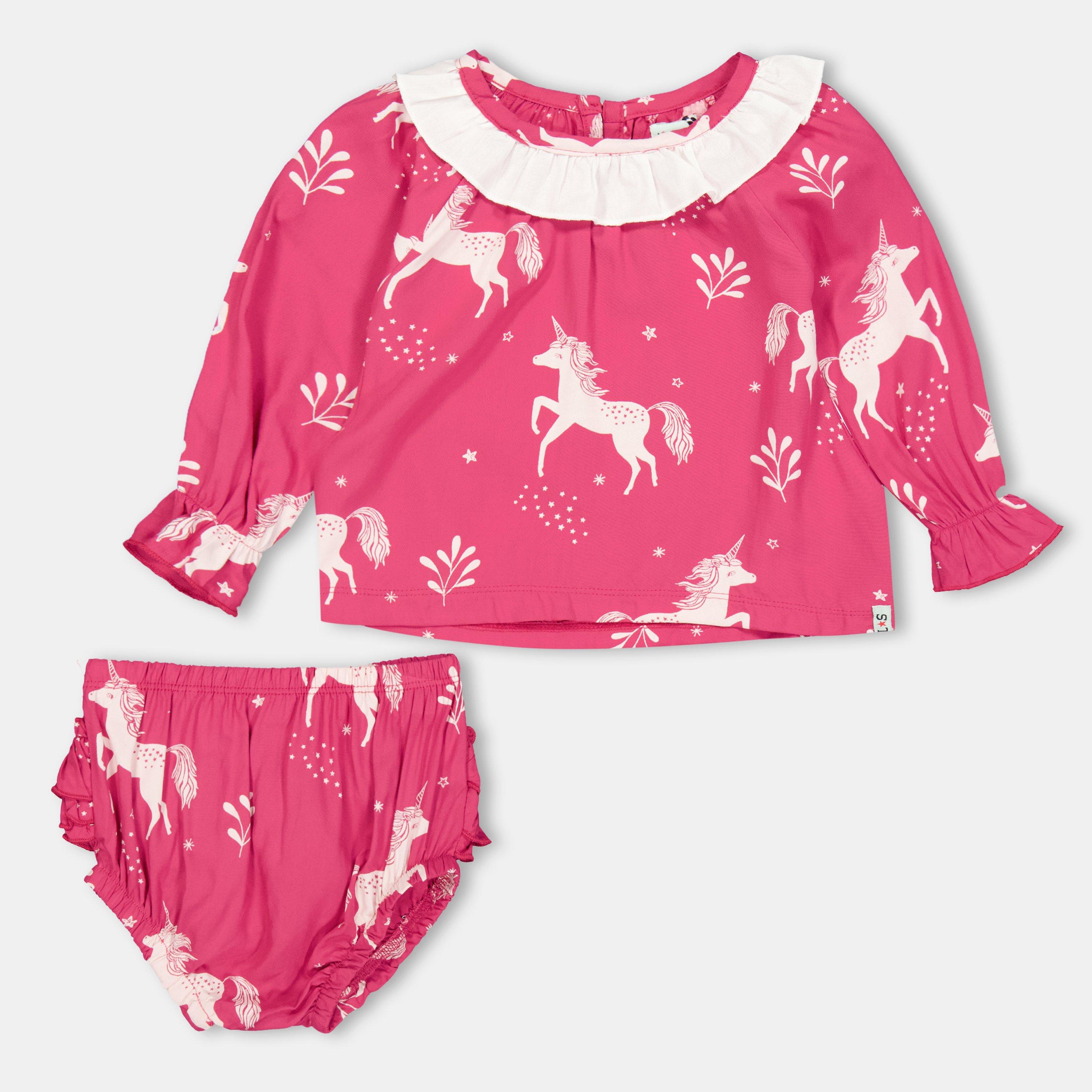 Roza - Lilly and Sid - Unicorn Dress and Legging Set - 1