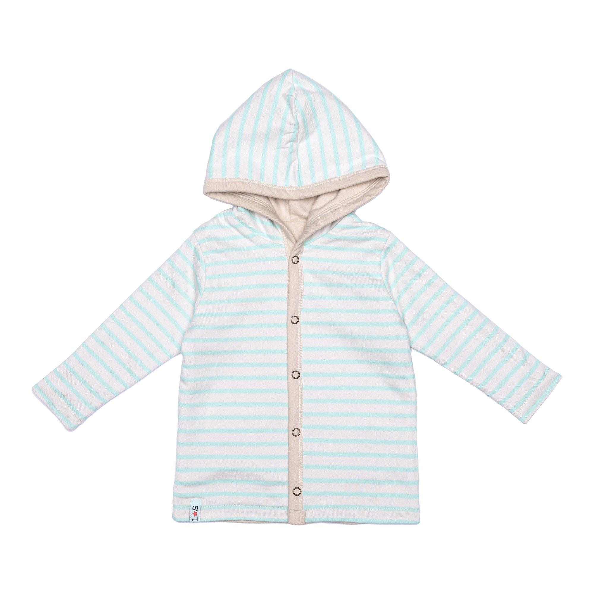 Multi - Lilly and Sid - Multicoloured Animal Applique Reversible Organic Cotton Long Sleeve Rain Anorak - 2