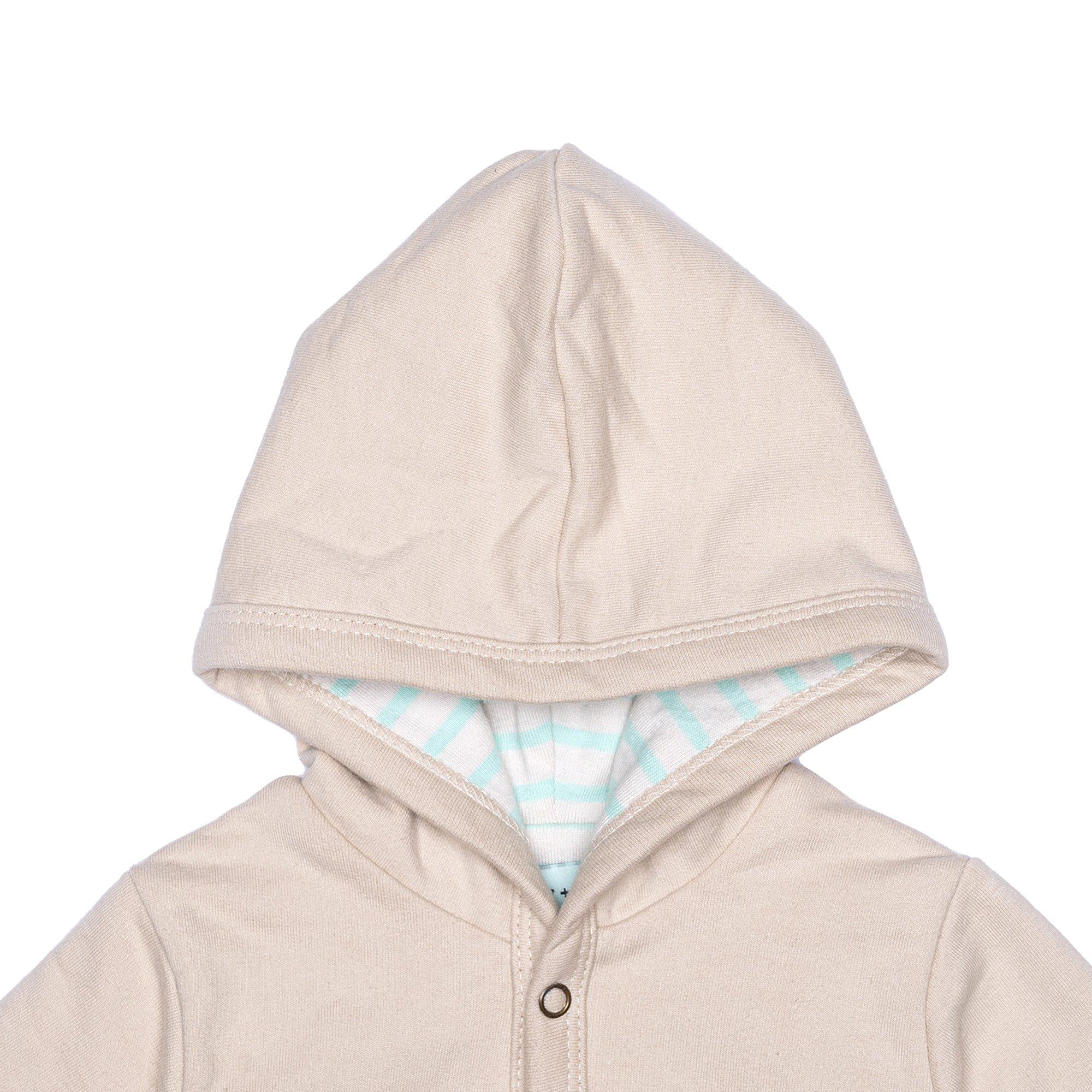 Multi - Lilly and Sid - Multicoloured Animal Applique Reversible Organic Cotton Long Sleeve Rain Anorak - 3