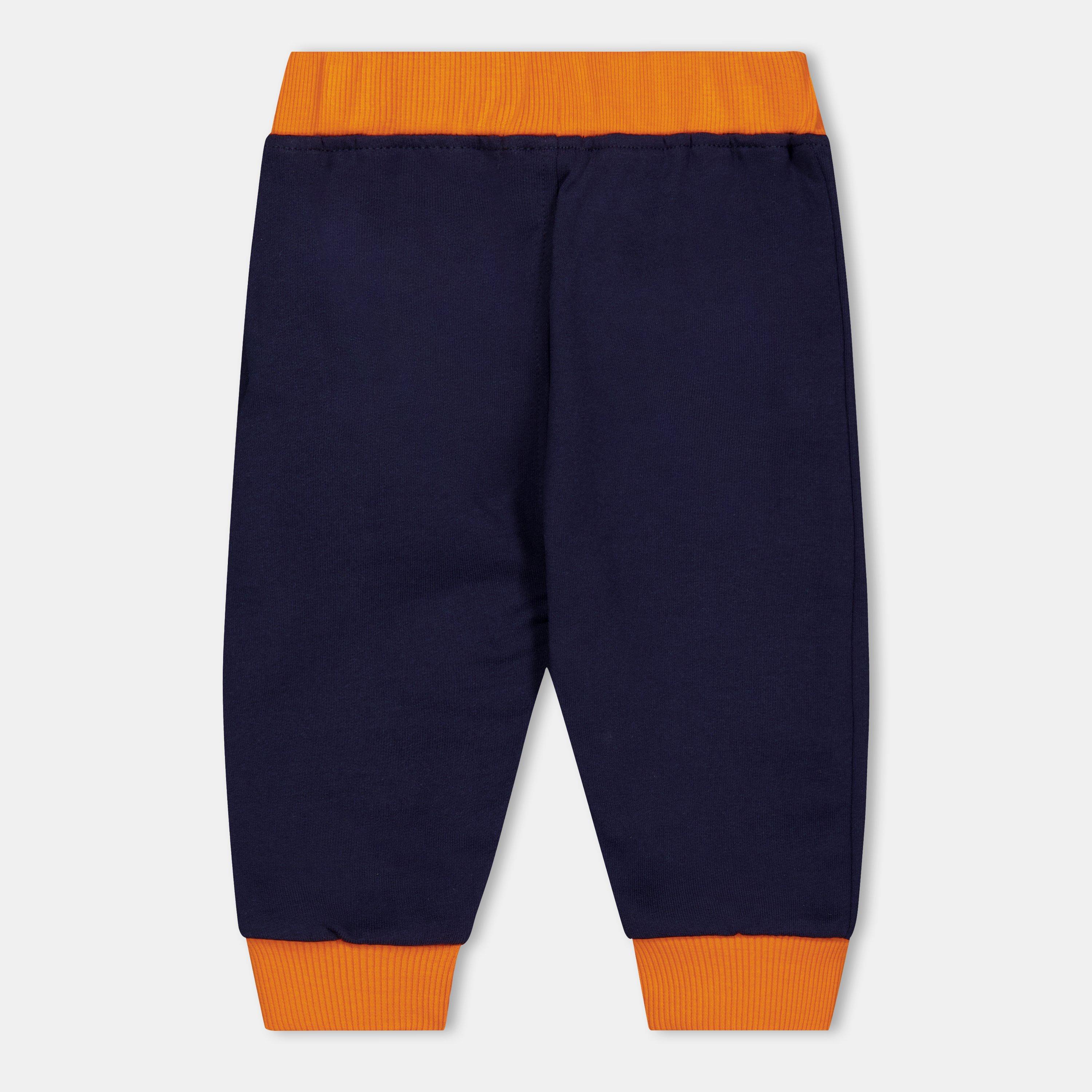 Blue - Lilly and Sid - Rawr Dino Closed Hem Fleece Joggers - 2