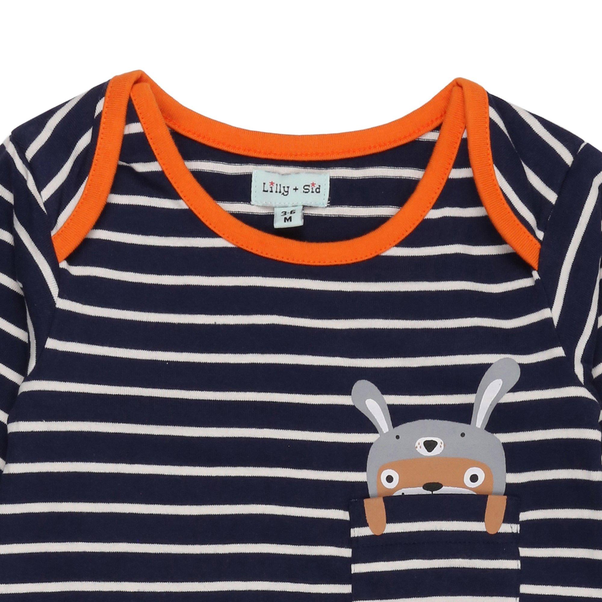 Multi - Lilly and Sid - Kids' Pocket Playsuit - 3