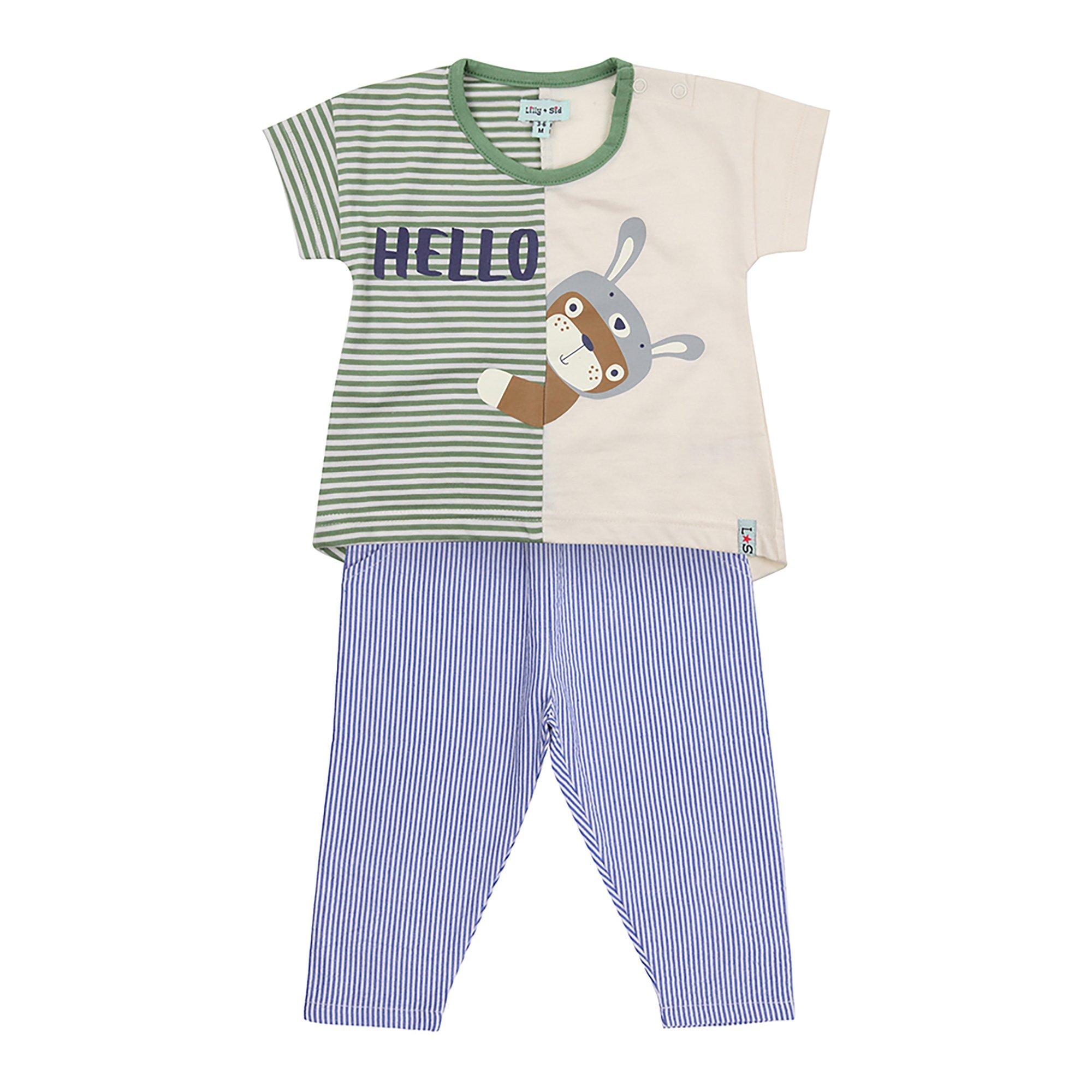 Multi - Lilly and Sid - Pyjama Set, Top and Trouser - 1