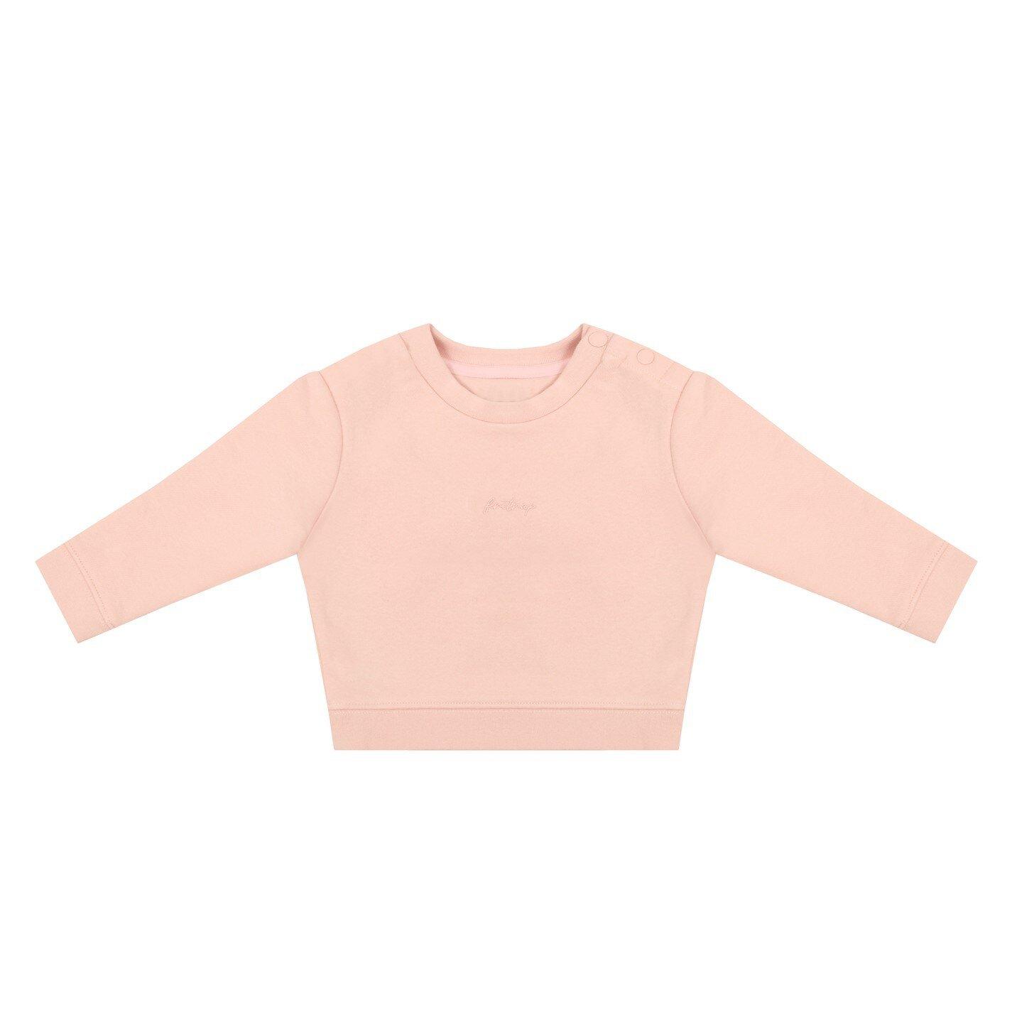 Blush/Grey - Firetrap - Baby Girls 2pc Jogger Set - 2