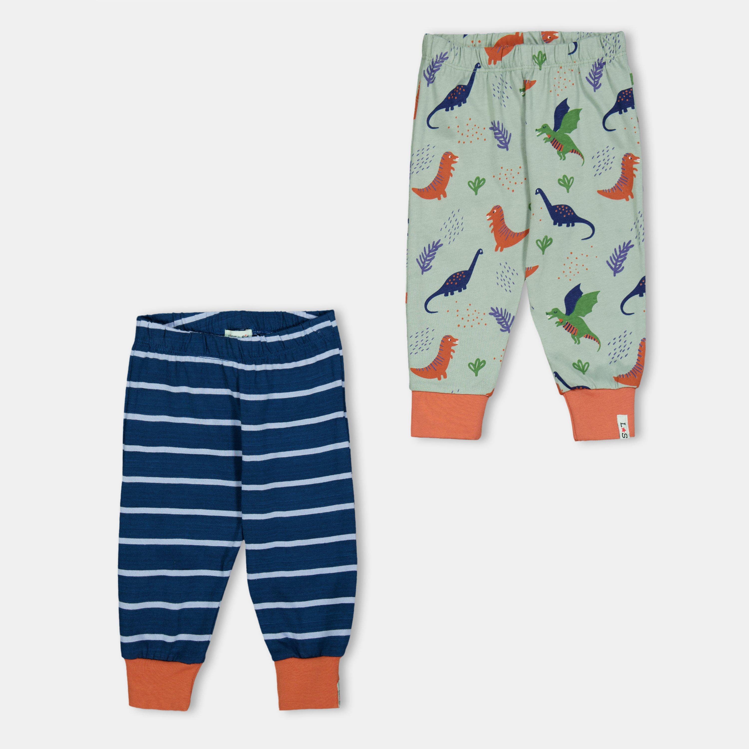 Lilly And Sid Men's Dino Leggings -  - 0-3 Mnth