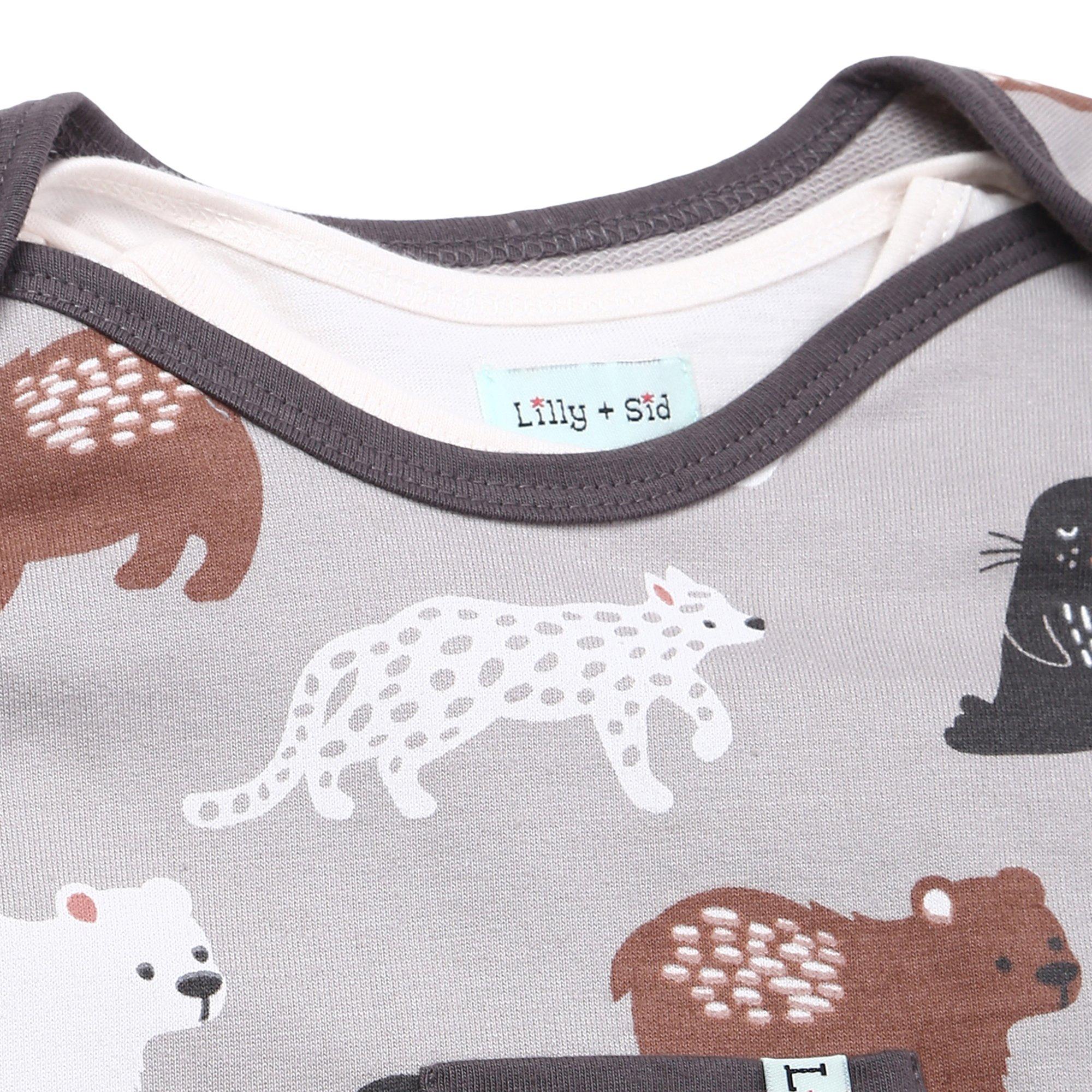 Multi - Lilly and Sid - & Sid Multicoloured Mixed Animal Print Top And Dungarees Set - 3