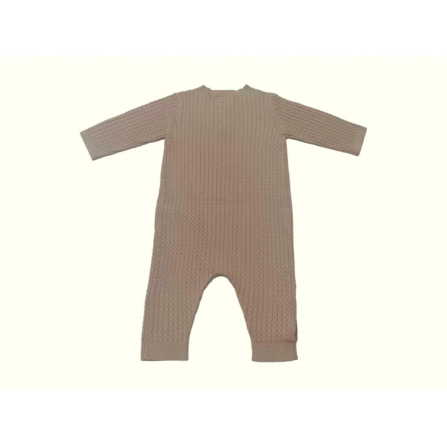 Humus - Pretty Green - Kids Viscose Long Sleeve Sleep Suit Onesie - 2