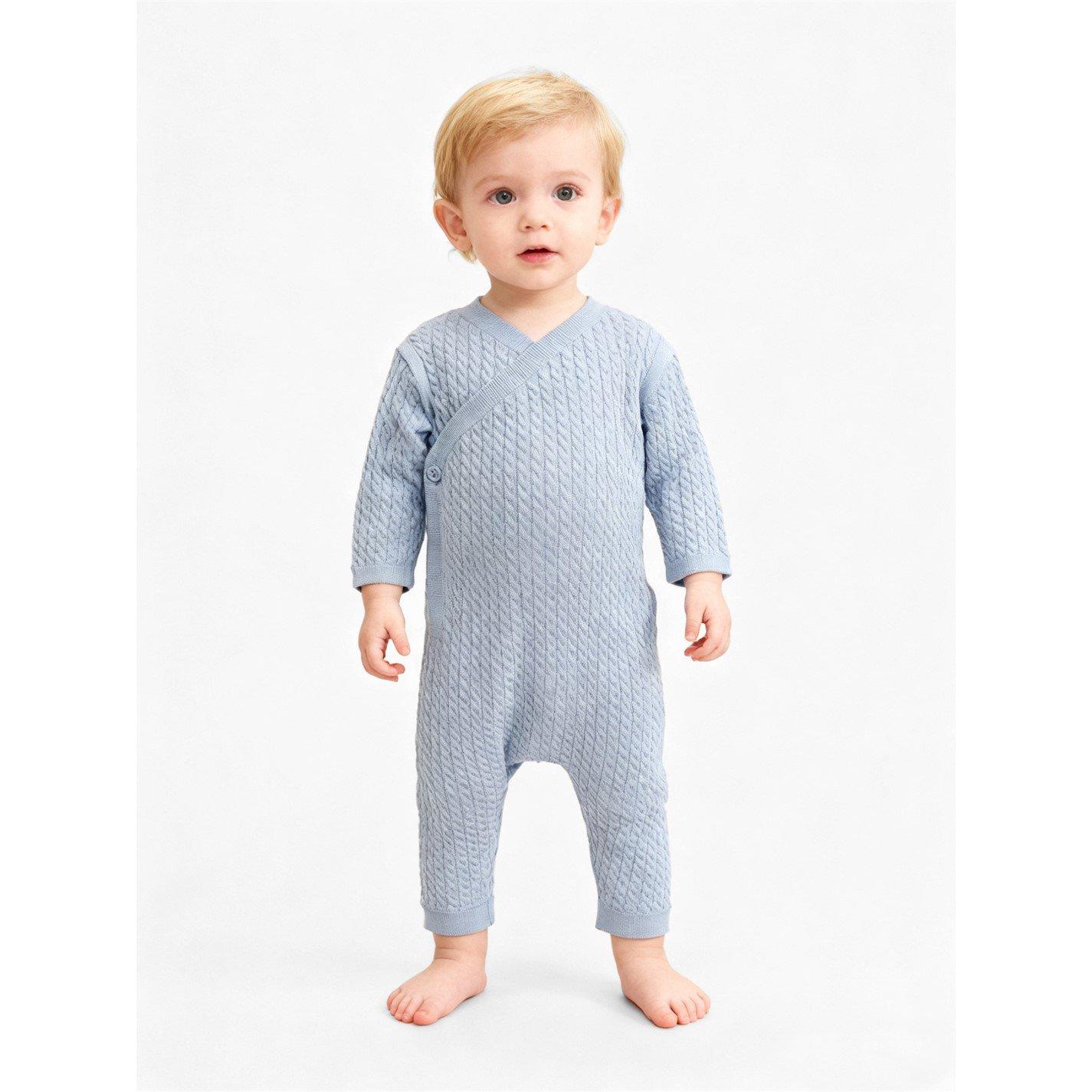 Kids Viscose Long Sleeve Sleep Suit Onesie