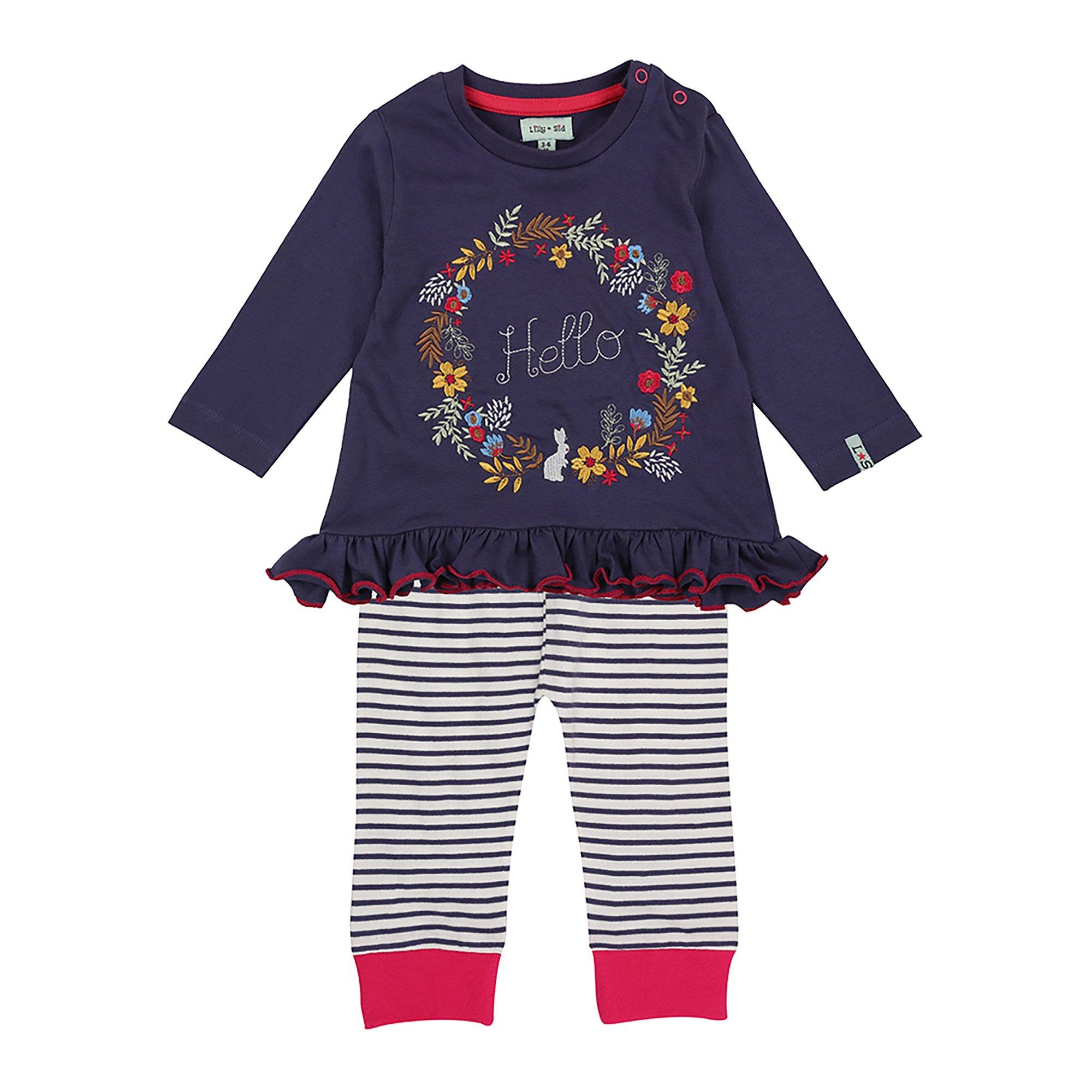 Lilly And Sid Women's Hello Leggings -  - 0-3 Mnth