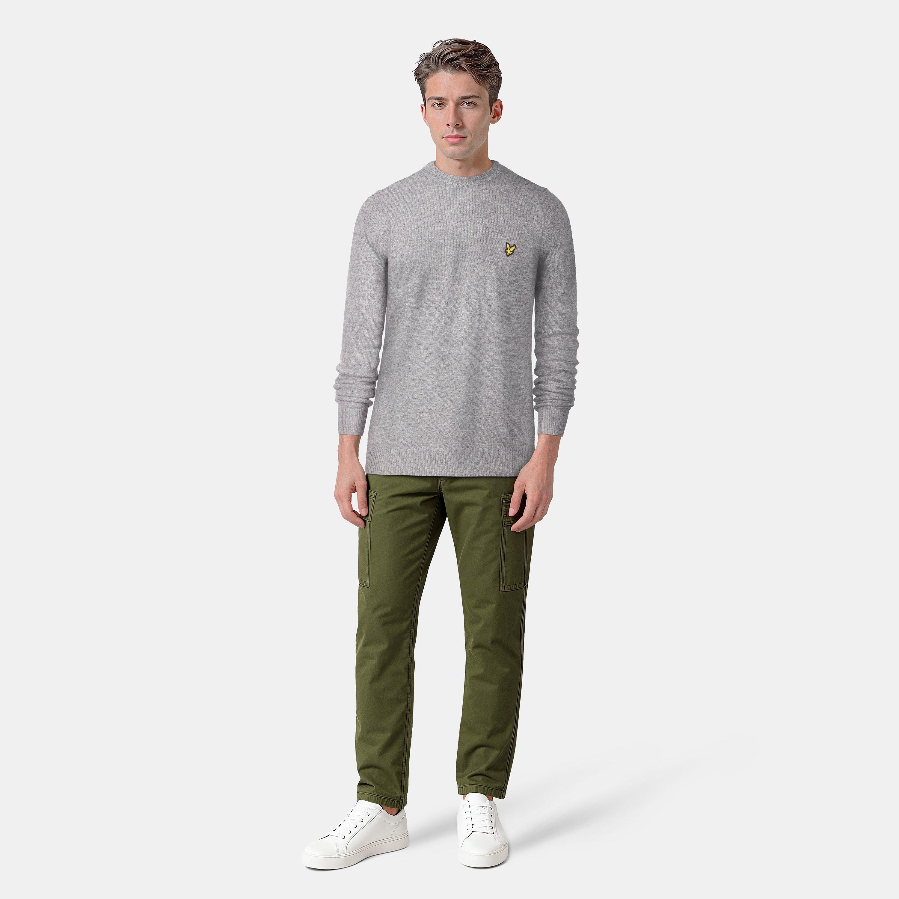 Mid Grey Marl - Lyle and Scott - Knit Jumper - 6