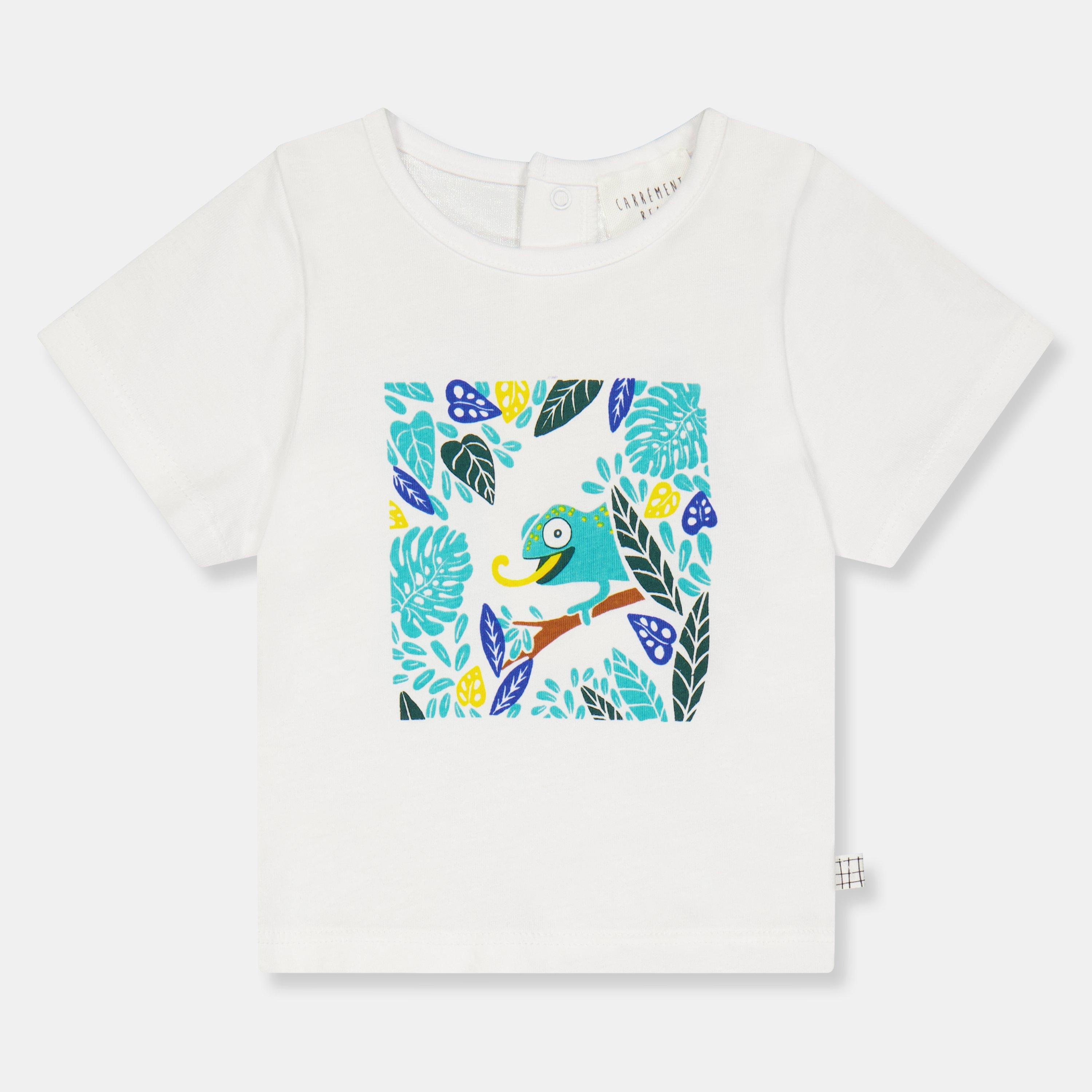White - Carrement Beau - Unisex Kids' Short-Sleeve Regular Fit T-Shirt - 1