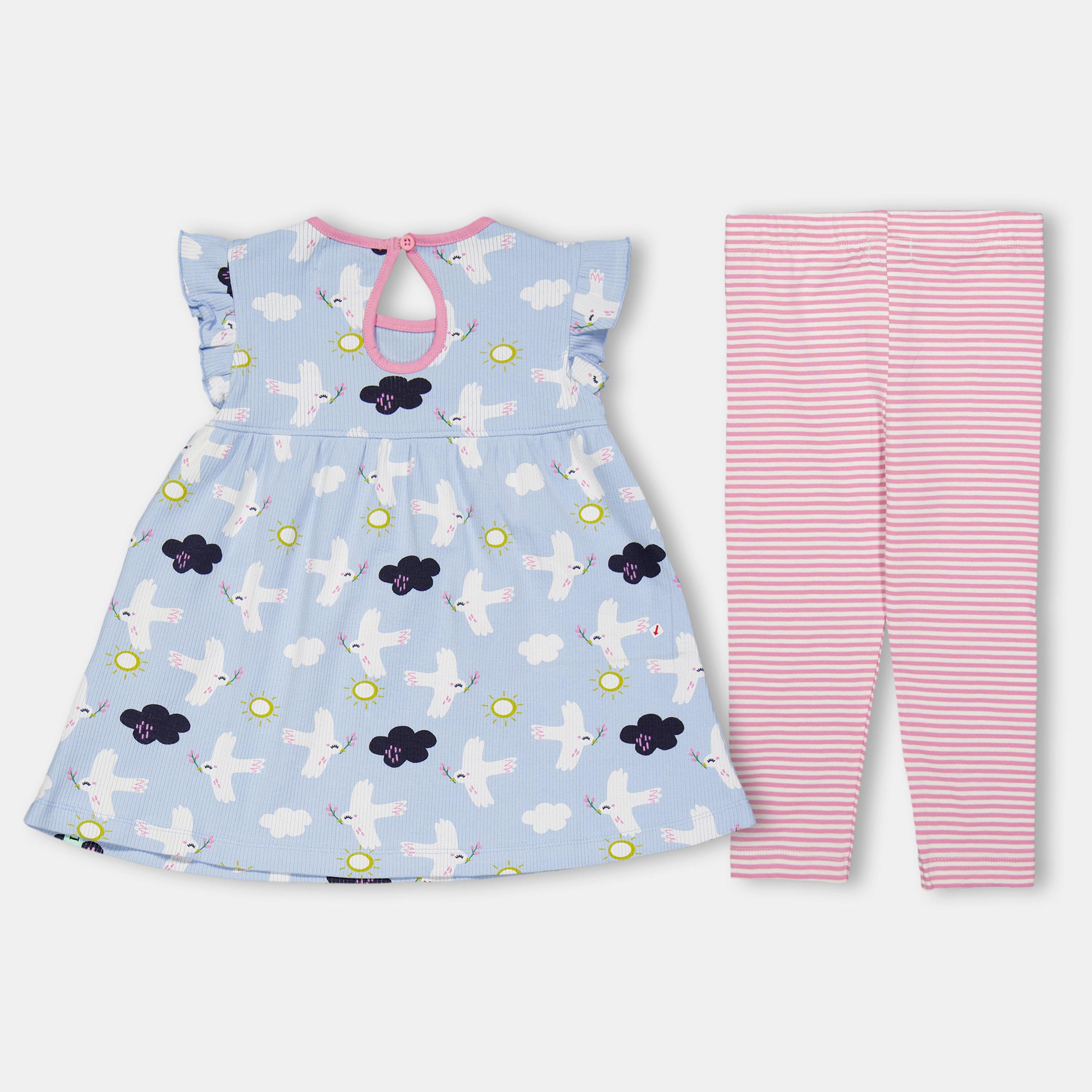 Multi - Lilly and Sid - Betty Ribbed Leggings - 2